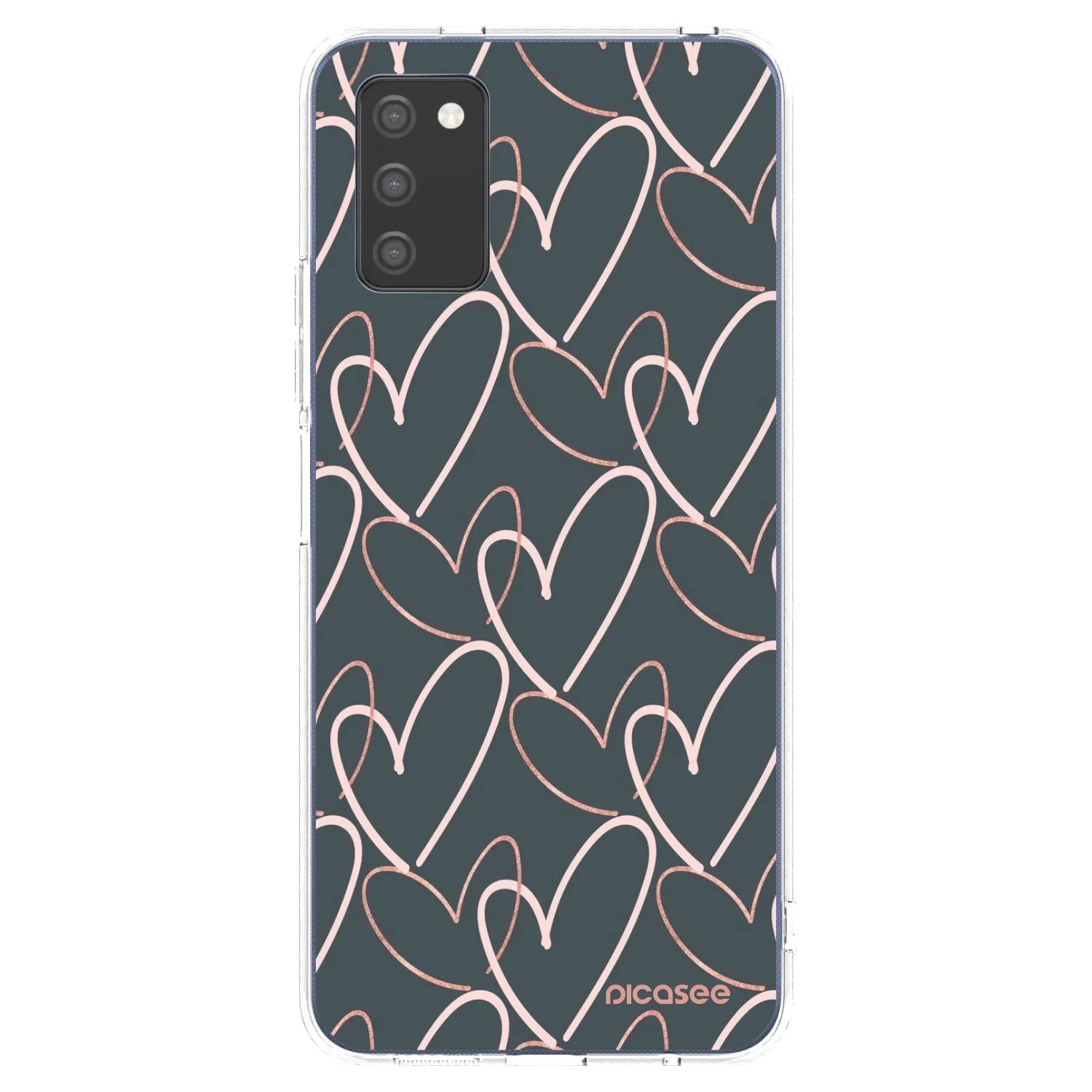 Picasee Samsung Galaxy A03s A037G Hülle - Transparentes Silikon - Viel Liebe
