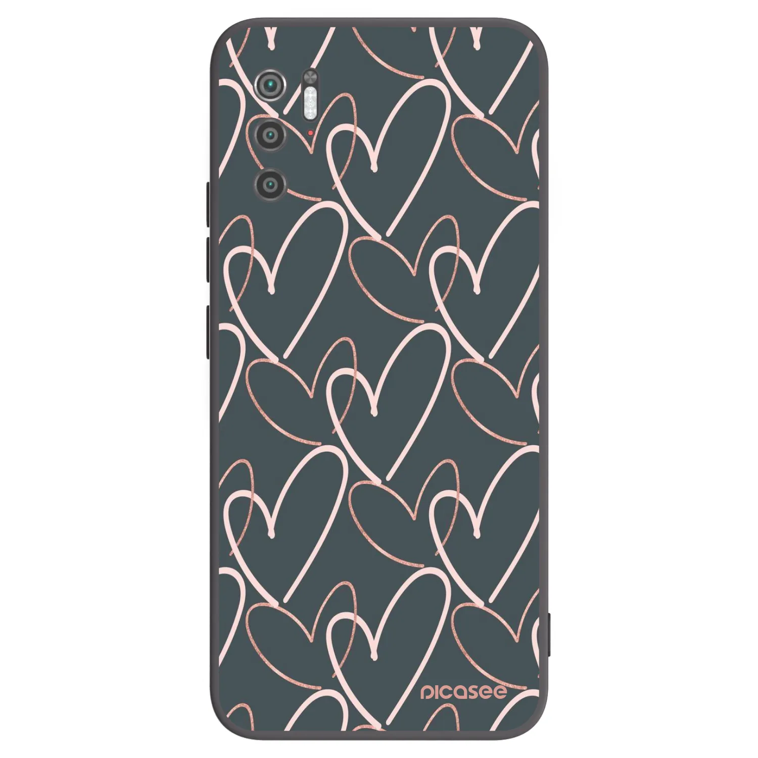 Picasee Xiaomi Poco M3 Pro 5G Hülle - Schwarzes Silikon - Viel Liebe