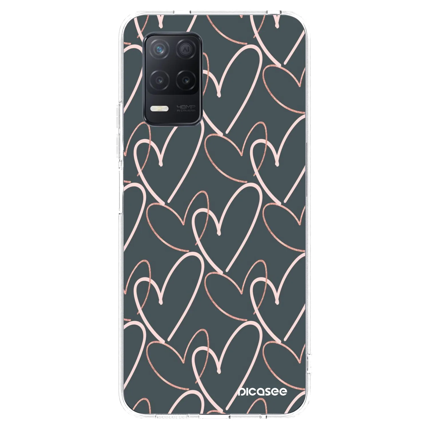 Picasee Realme 8 5G Hülle - Transparentes Silikon - Viel Liebe