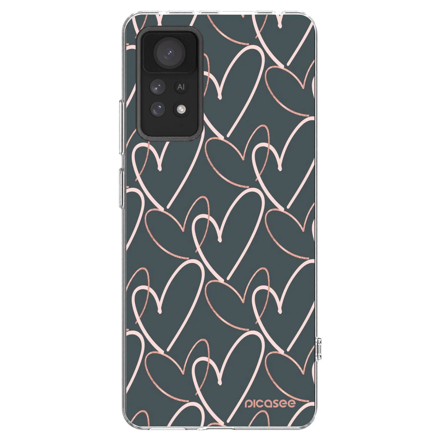 Picasee Xiaomi Redmi Note 11 Pro 5G Hülle - Transparentes Silikon - Viel Liebe