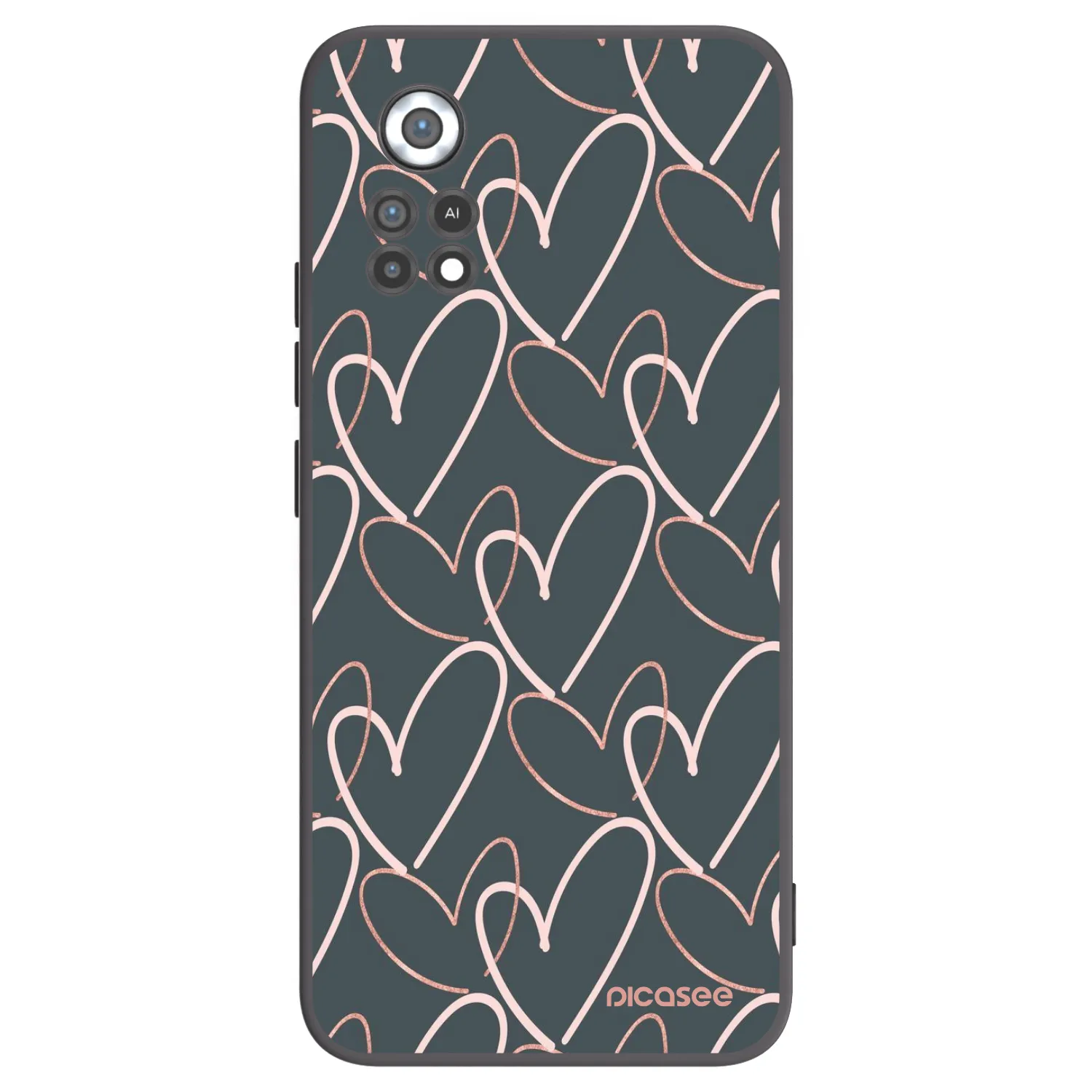 Picasee Xiaomi Poco X4 Pro 5G Hülle - Schwarzes Silikon - Viel Liebe