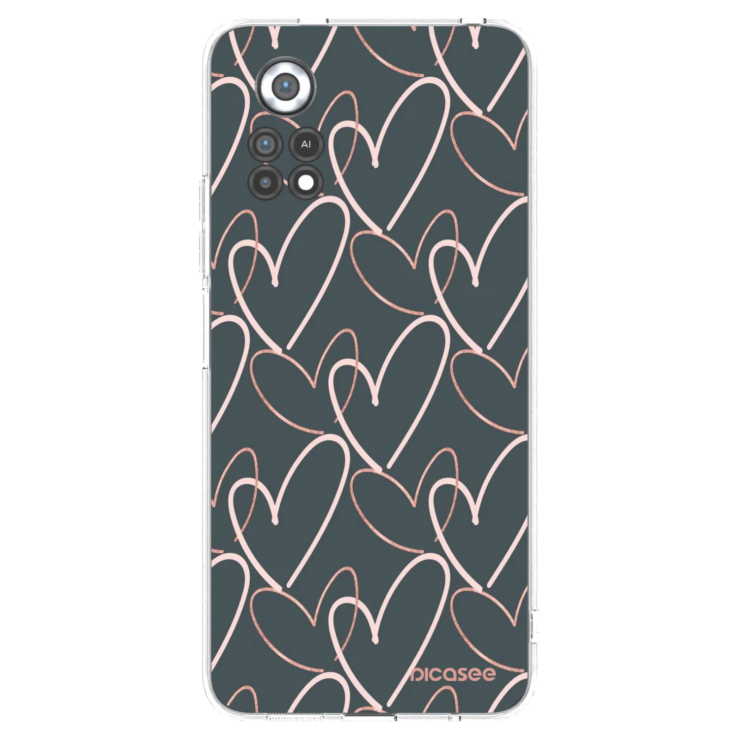 Picasee Xiaomi Poco X4 Pro 5G Hülle - Transparentes Silikon - Viel Liebe