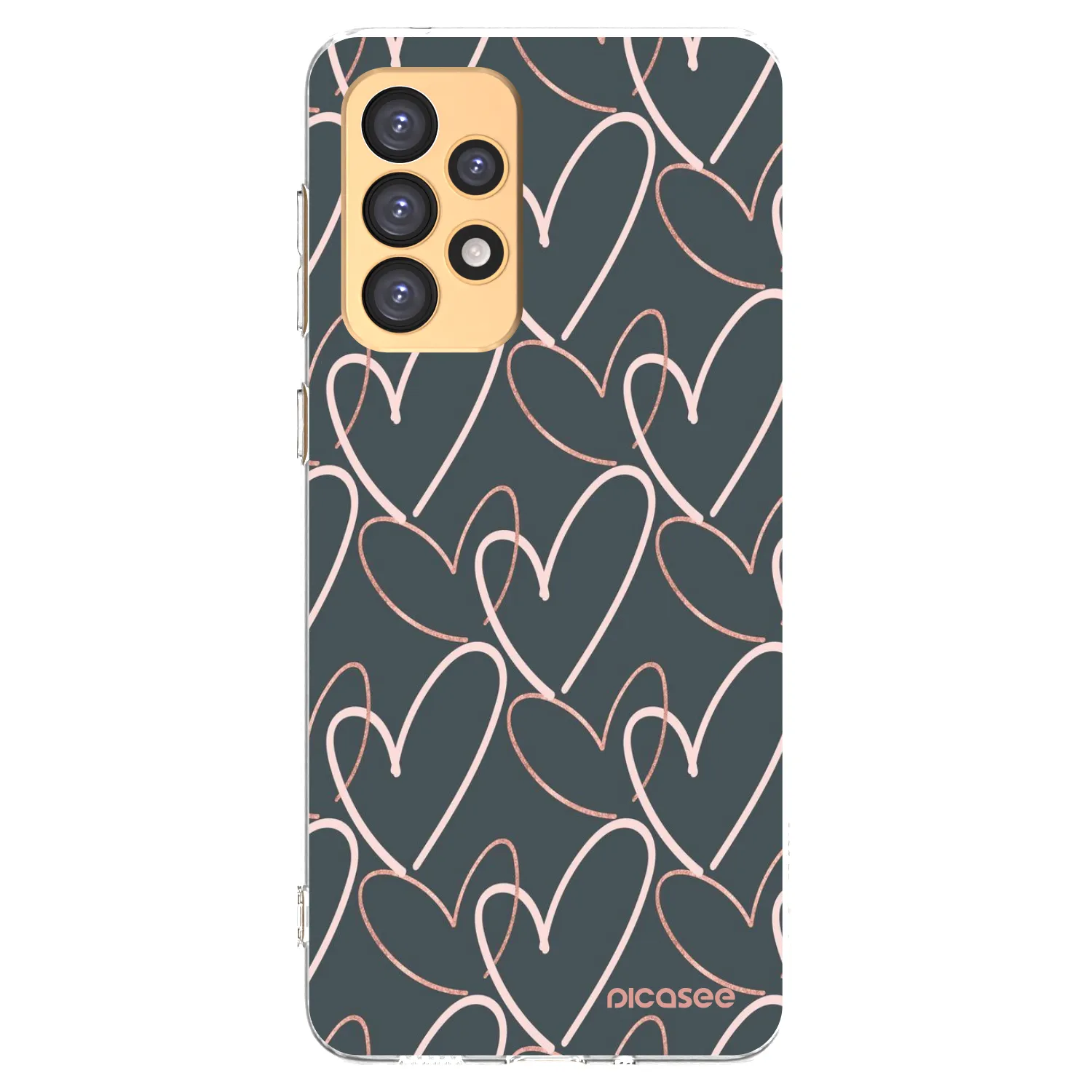 Picasee Samsung Galaxy A33 5G A336 Hülle - Transparentes Silikon - Viel Liebe
