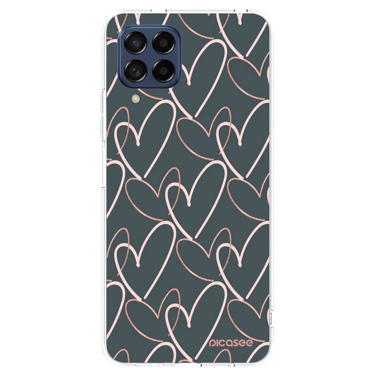 Picasee Samsung Galaxy M53 5G Hülle - Transparentes Silikon - Viel Liebe
