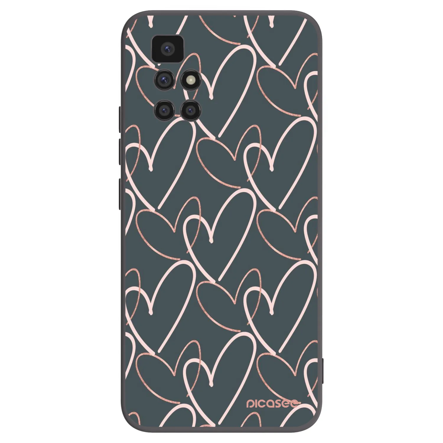 Picasee Xiaomi Redmi 10 (2022) Hülle - Schwarzes Silikon - Viel Liebe