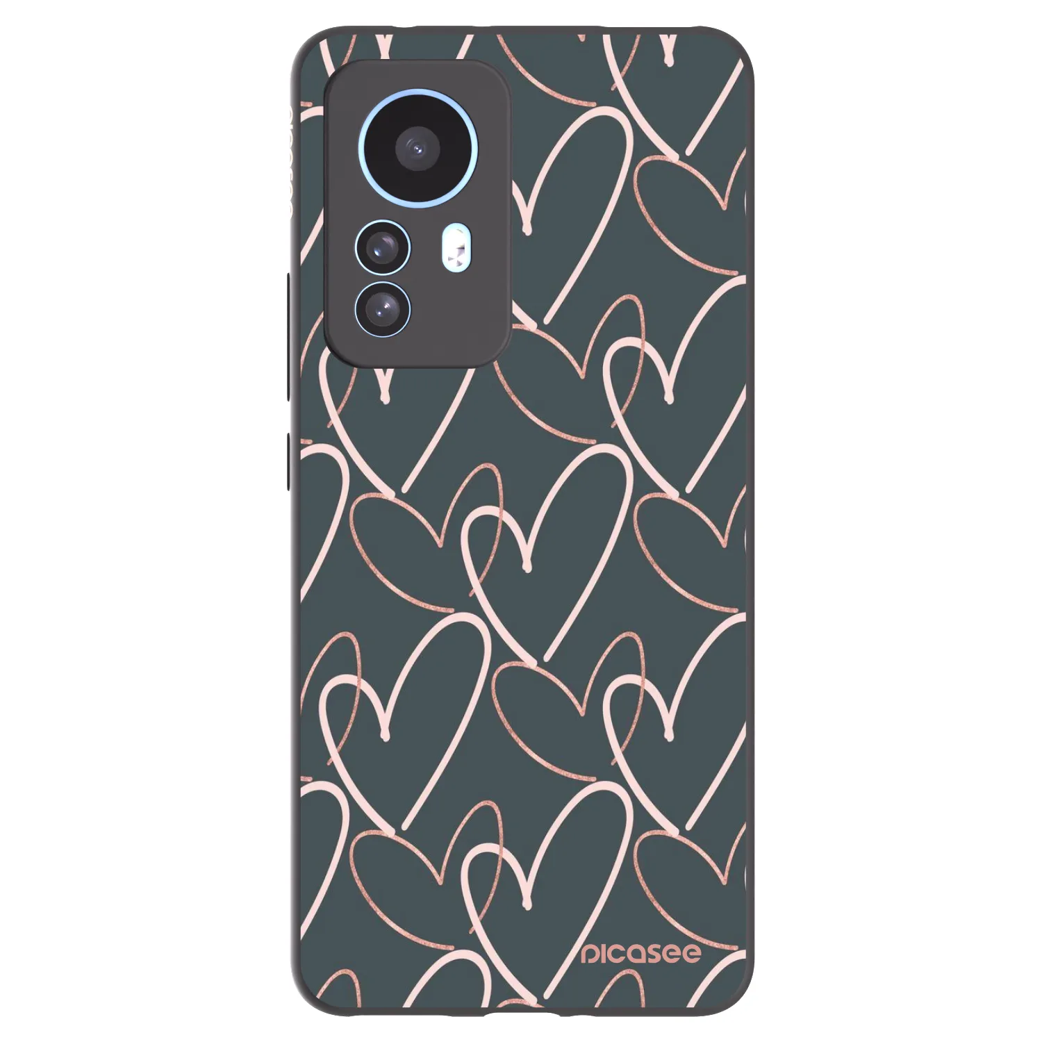 Picasee Xiaomi 12T Hülle - Schwarzes Silikon - Viel Liebe