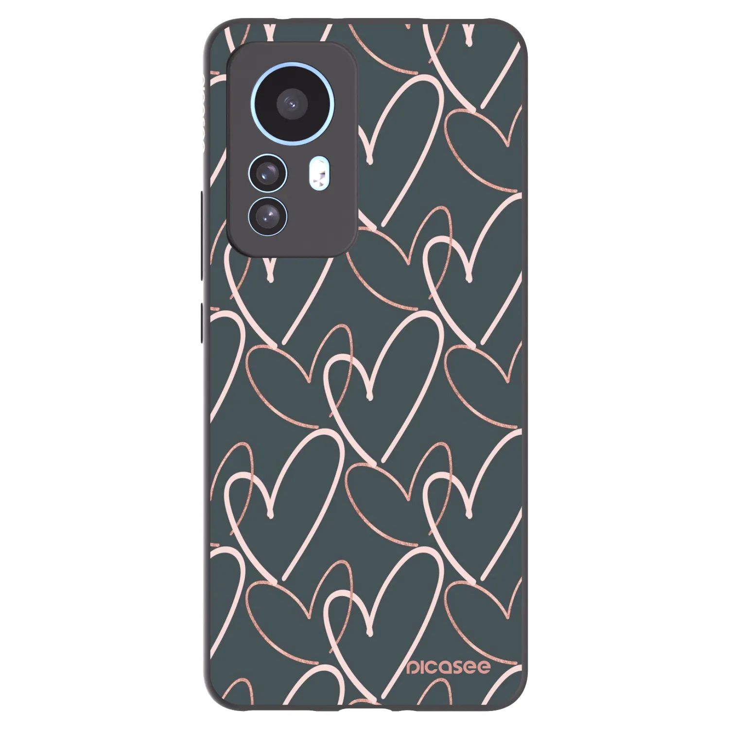 Picasee Xiaomi 12T Pro Hülle - Schwarzes Silikon - Viel Liebe