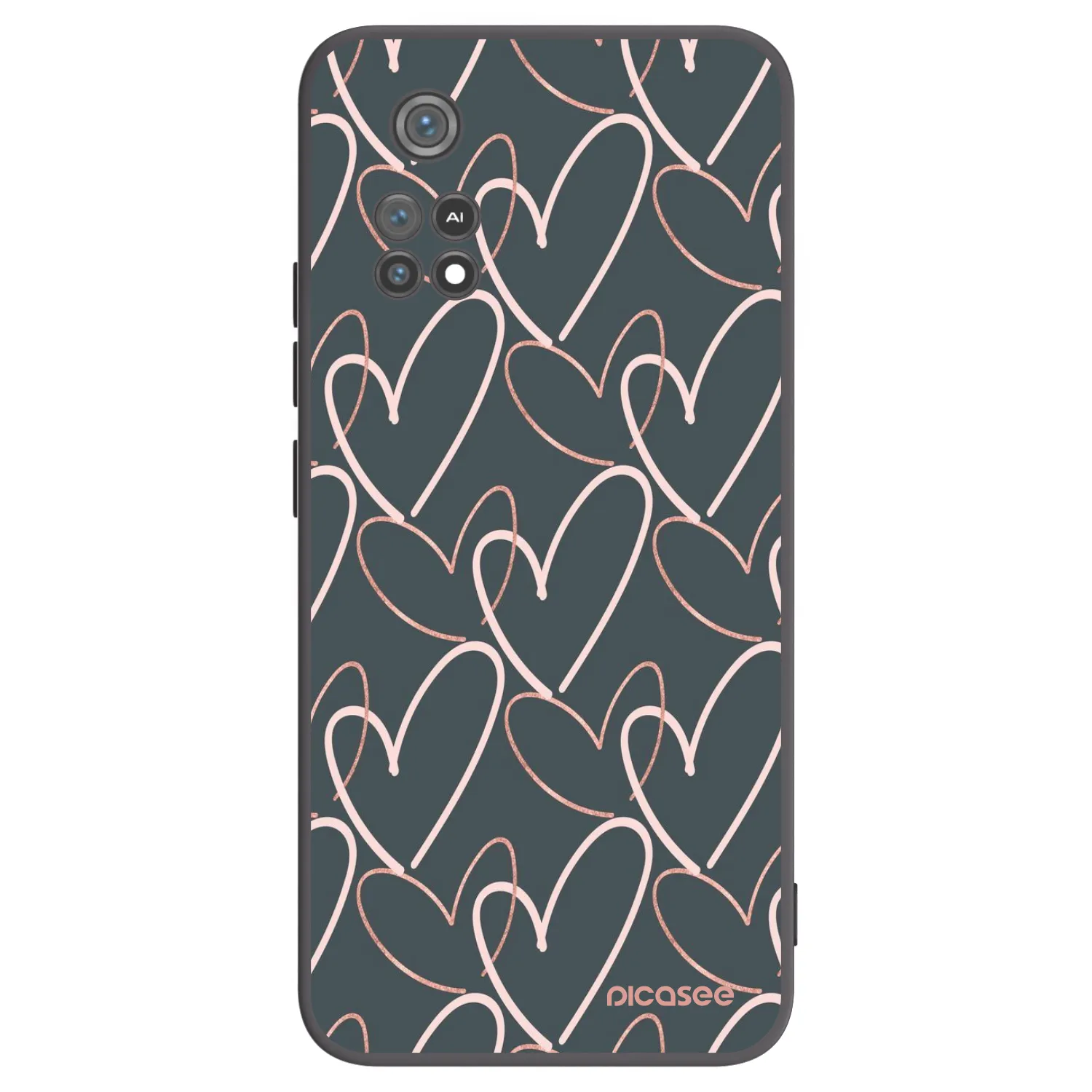 Picasee Xiaomi Poco M4 Pro Hülle - Schwarzes Silikon - Viel Liebe