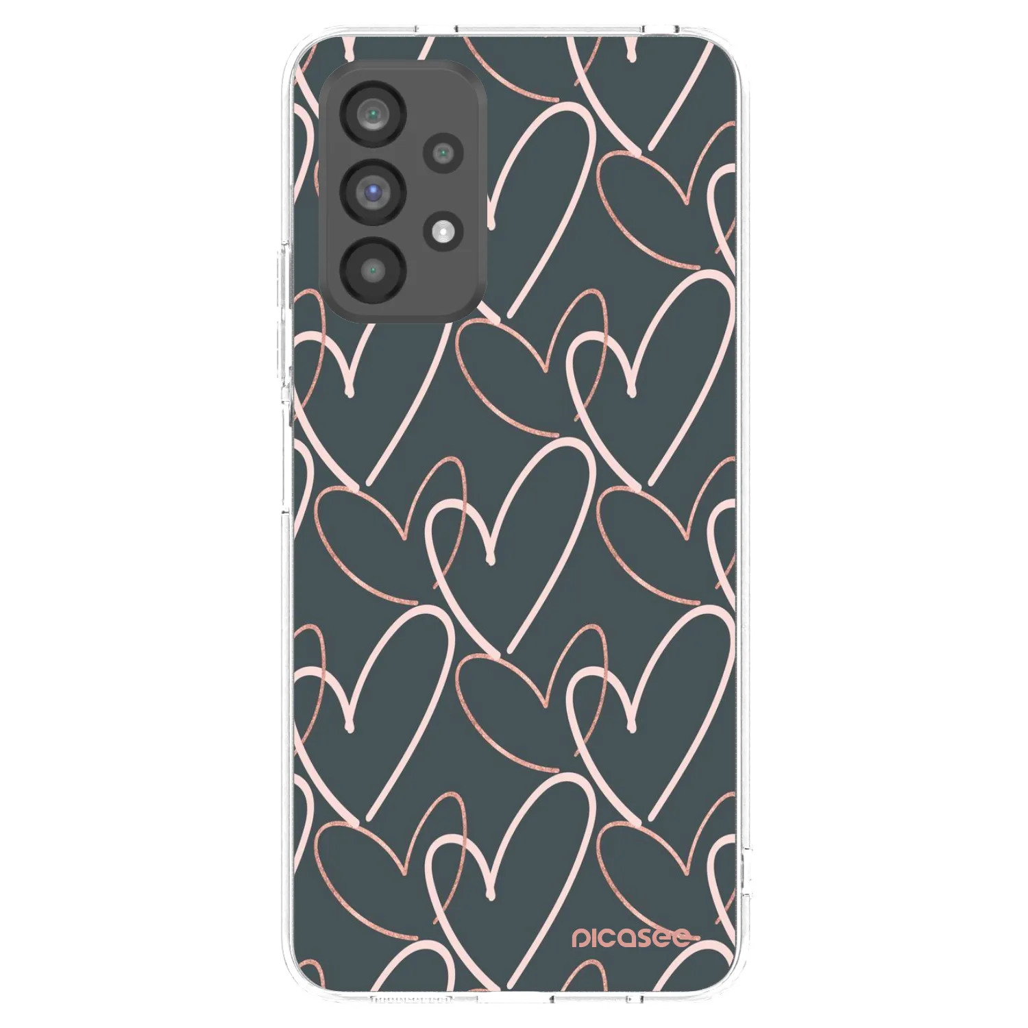 Picasee Samsung Galaxy A73 5G Hülle - Transparentes Silikon - Viel Liebe