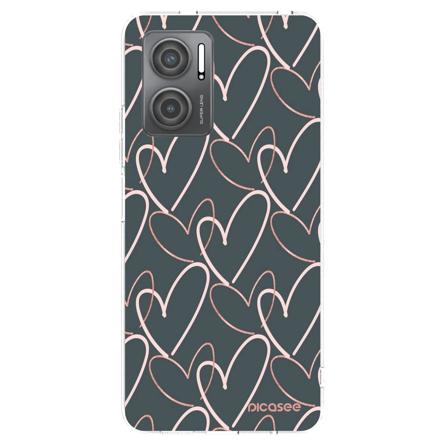 Picasee Xiaomi Redmi 10 5G Hülle - Transparentes Silikon - Viel Liebe