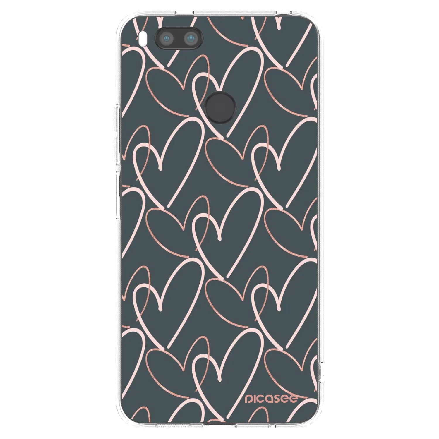 Picasee Xiaomi Redmi A1 Hülle - Transparentes Silikon - Viel Liebe