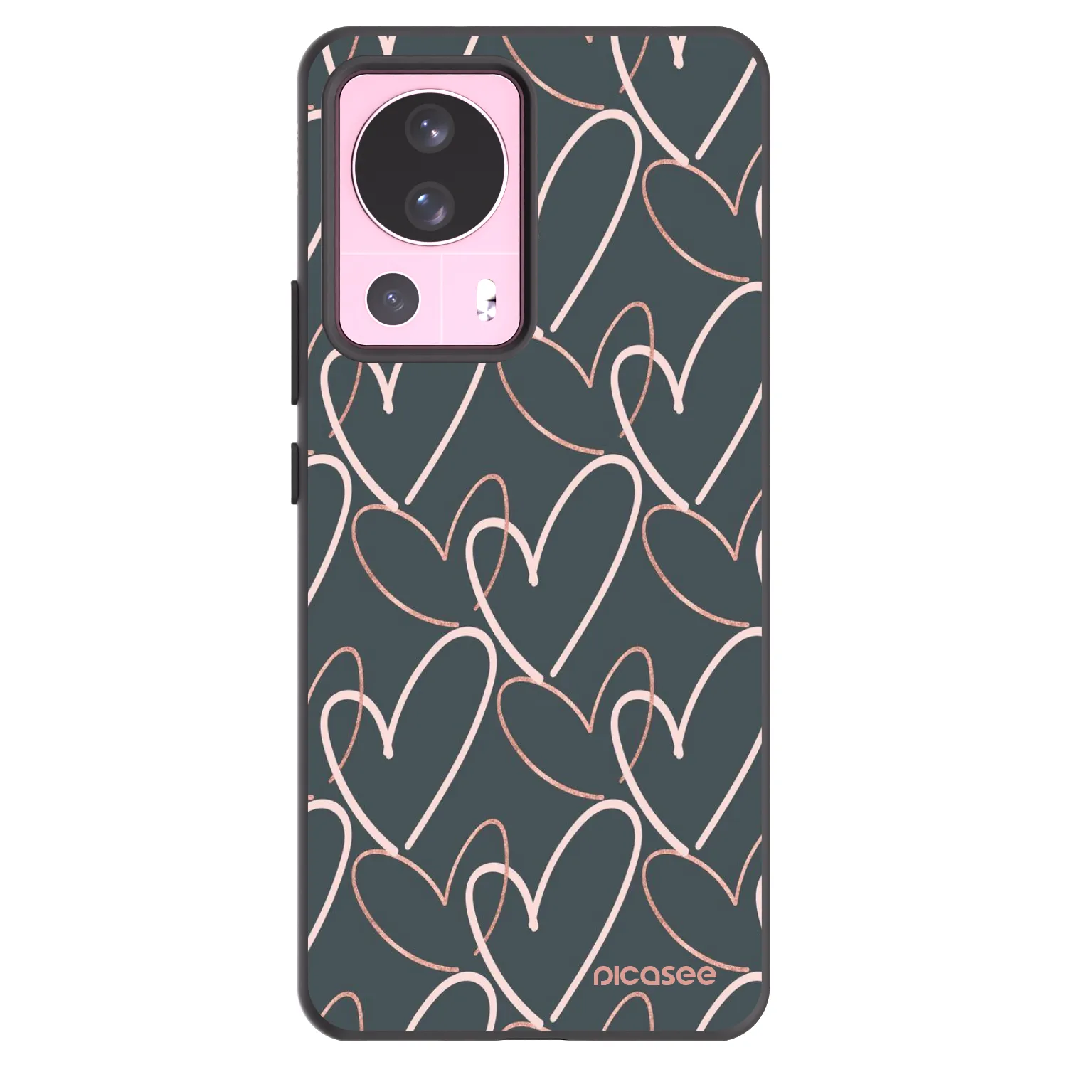 Picasee Xiaomi 13 Lite Hülle - Schwarzes Silikon - Viel Liebe