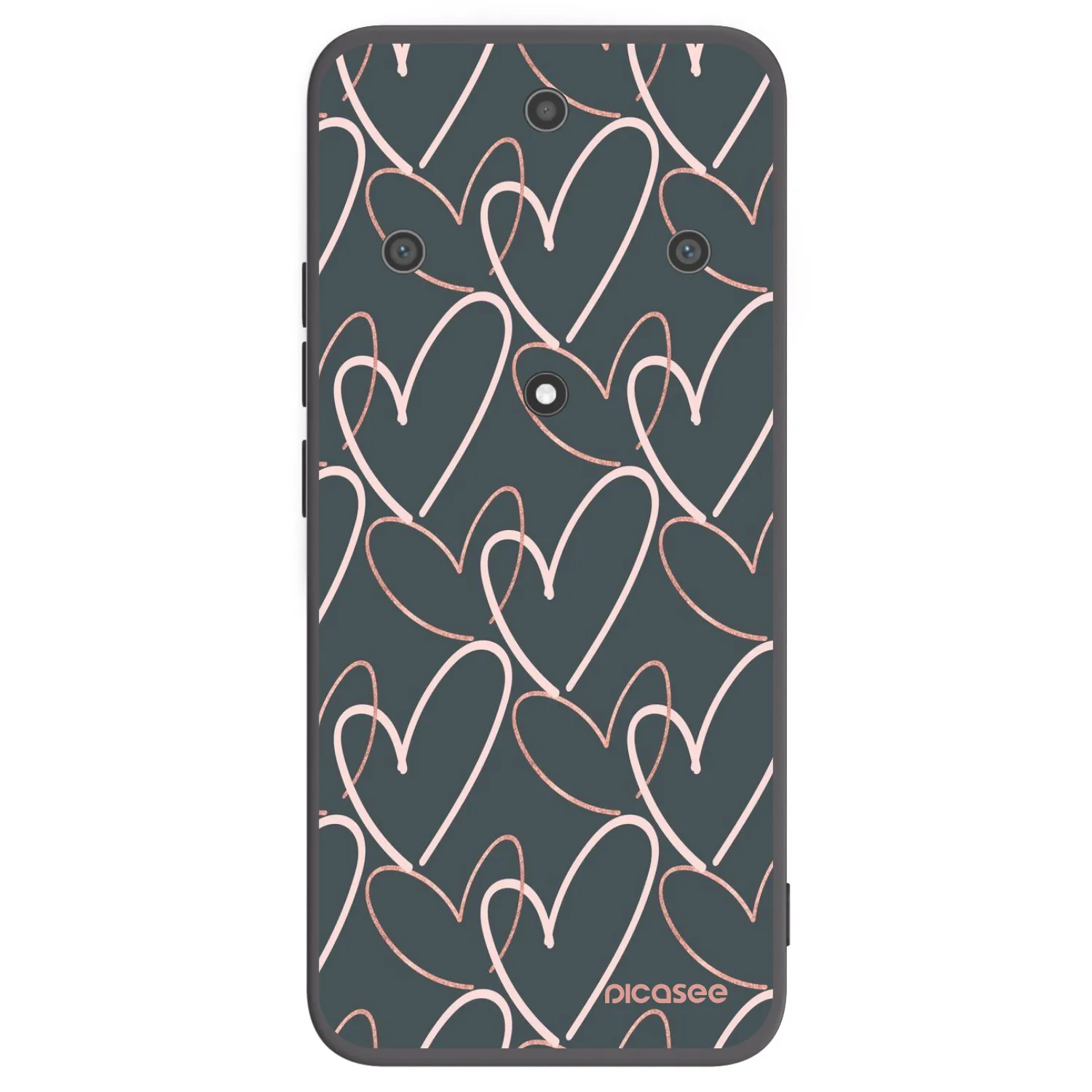 Picasee Honor Magic5 Lite 5G Hülle - Schwarzes Silikon - Viel Liebe