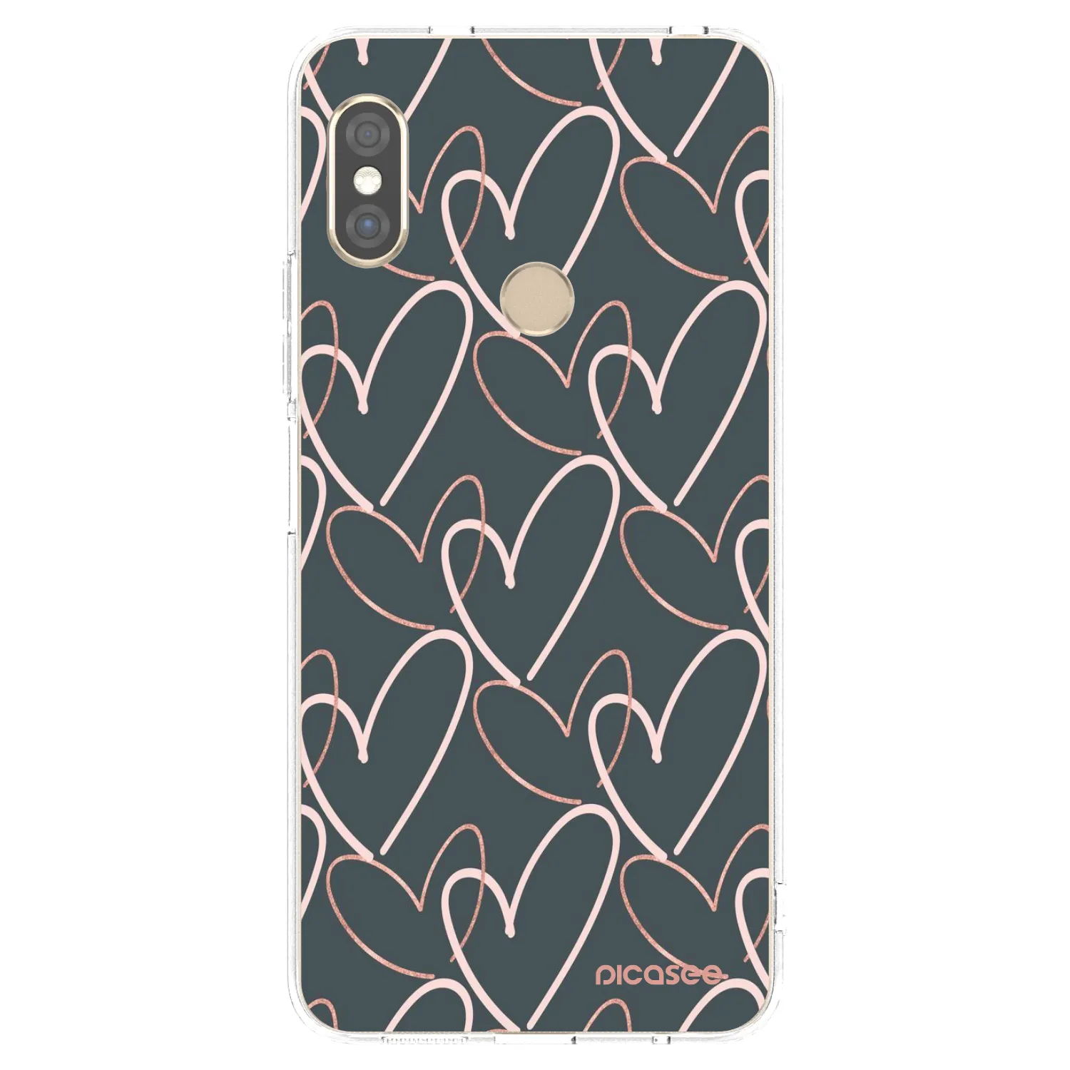 Picasee Xiaomi Redmi Note 5 Global Hülle - Transparentes Silikon - Viel Liebe