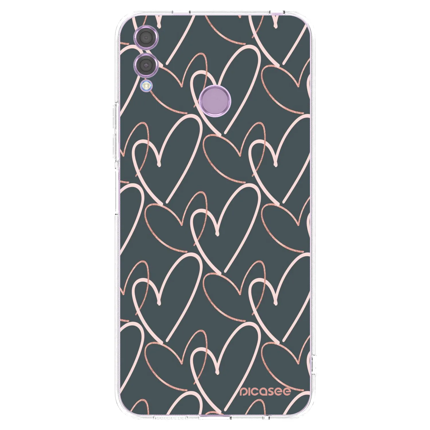 Picasee Honor 8X Hülle - Transparentes Silikon - Viel Liebe