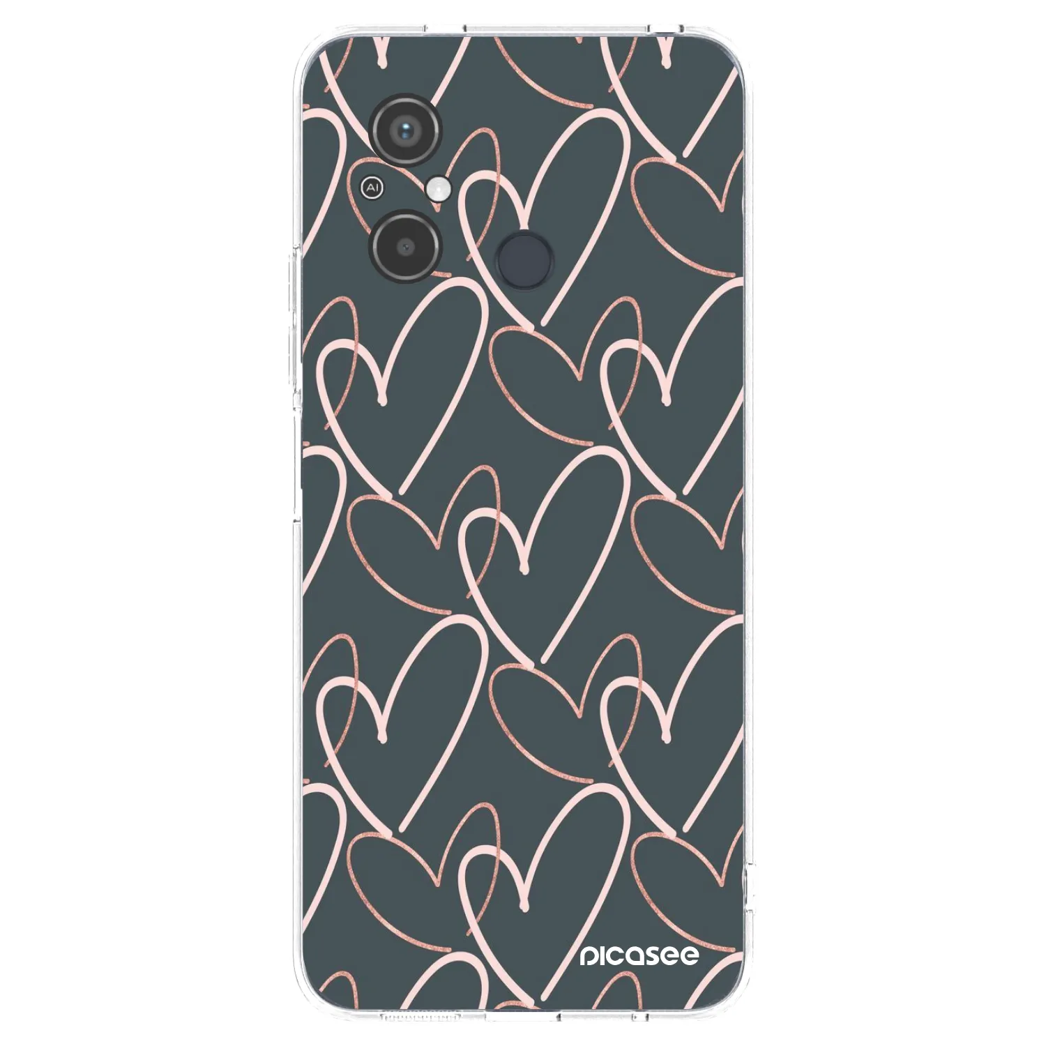 Picasee Xiaomi Redmi 12C Hülle - Transparentes Silikon - Viel Liebe