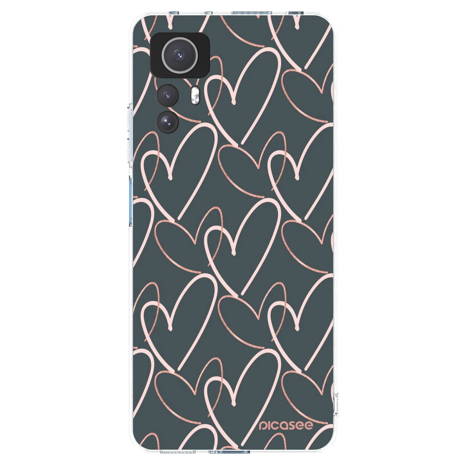 Picasee Xiaomi Redmi Note 12S Hülle - Transparentes Silikon - Viel Liebe