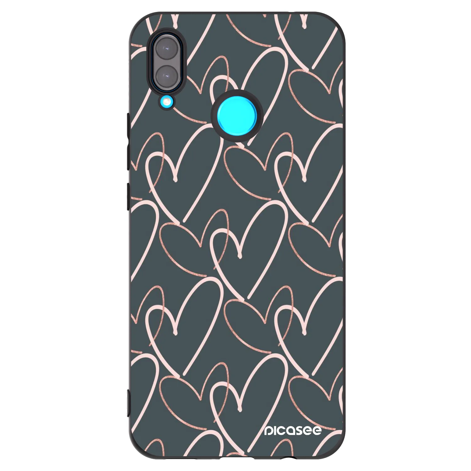 Picasee Huawei Nova 3i Hülle - Schwarzes Silikon - Viel Liebe