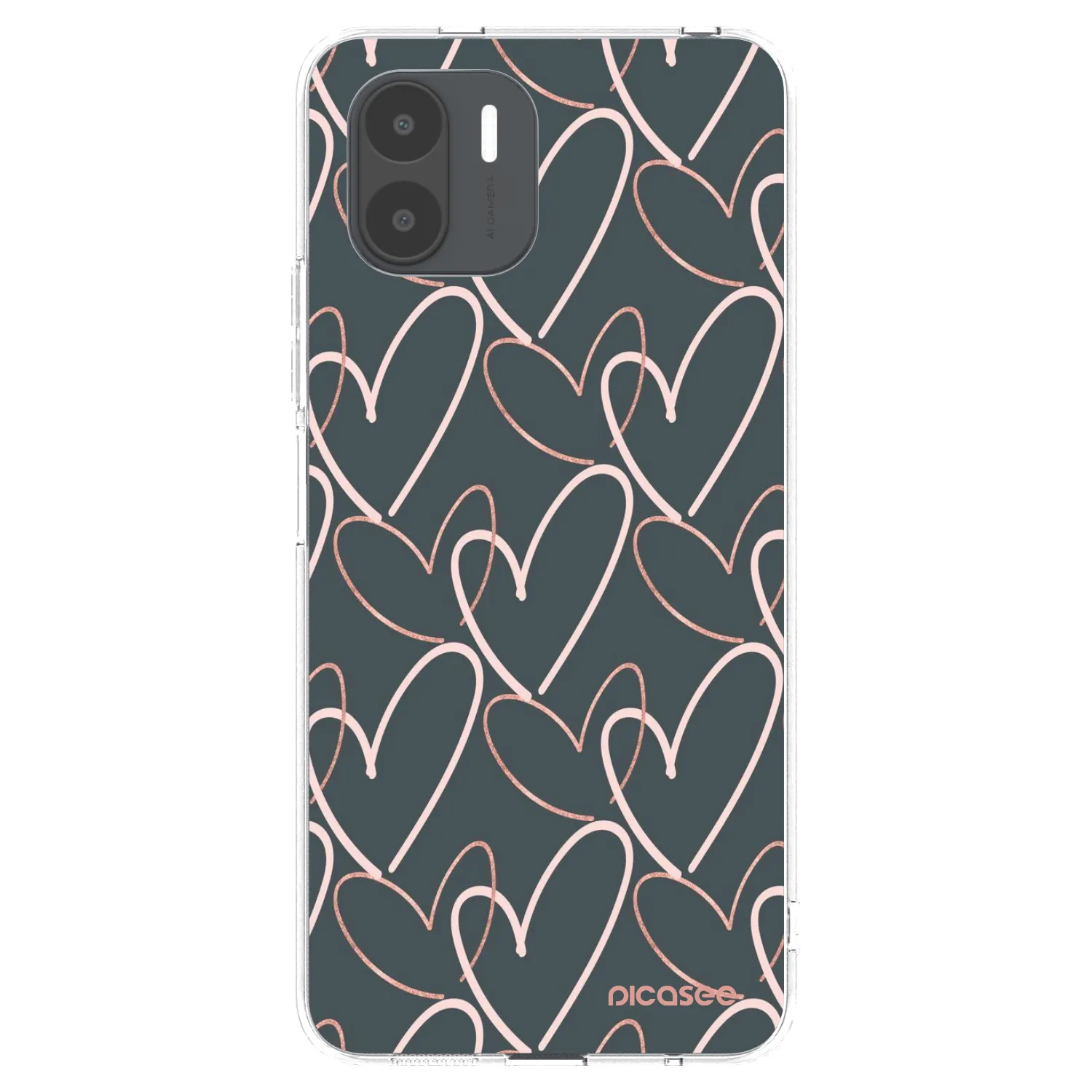 Picasee Xiaomi Redmi A2 Hülle - Transparentes Silikon - Viel Liebe