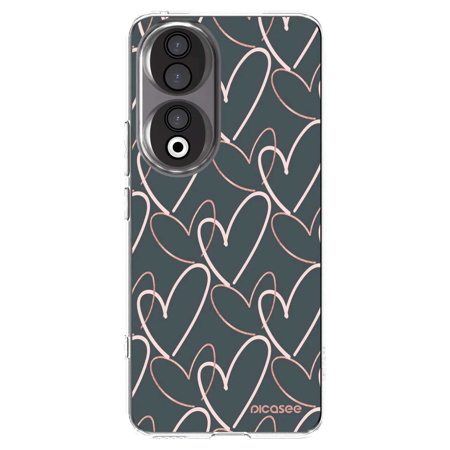 Picasee Honor 90 5G Hülle - Transparentes Silikon - Viel Liebe