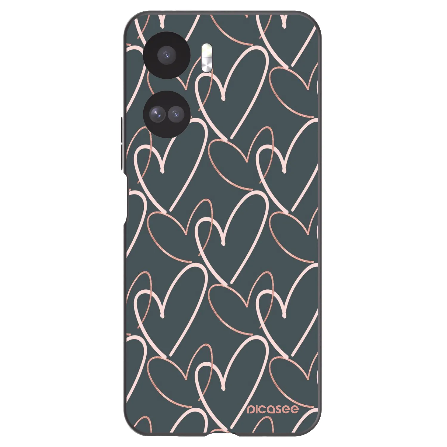 Picasee Honor 90 Lite 5G Hülle - Schwarzes Silikon - Viel Liebe