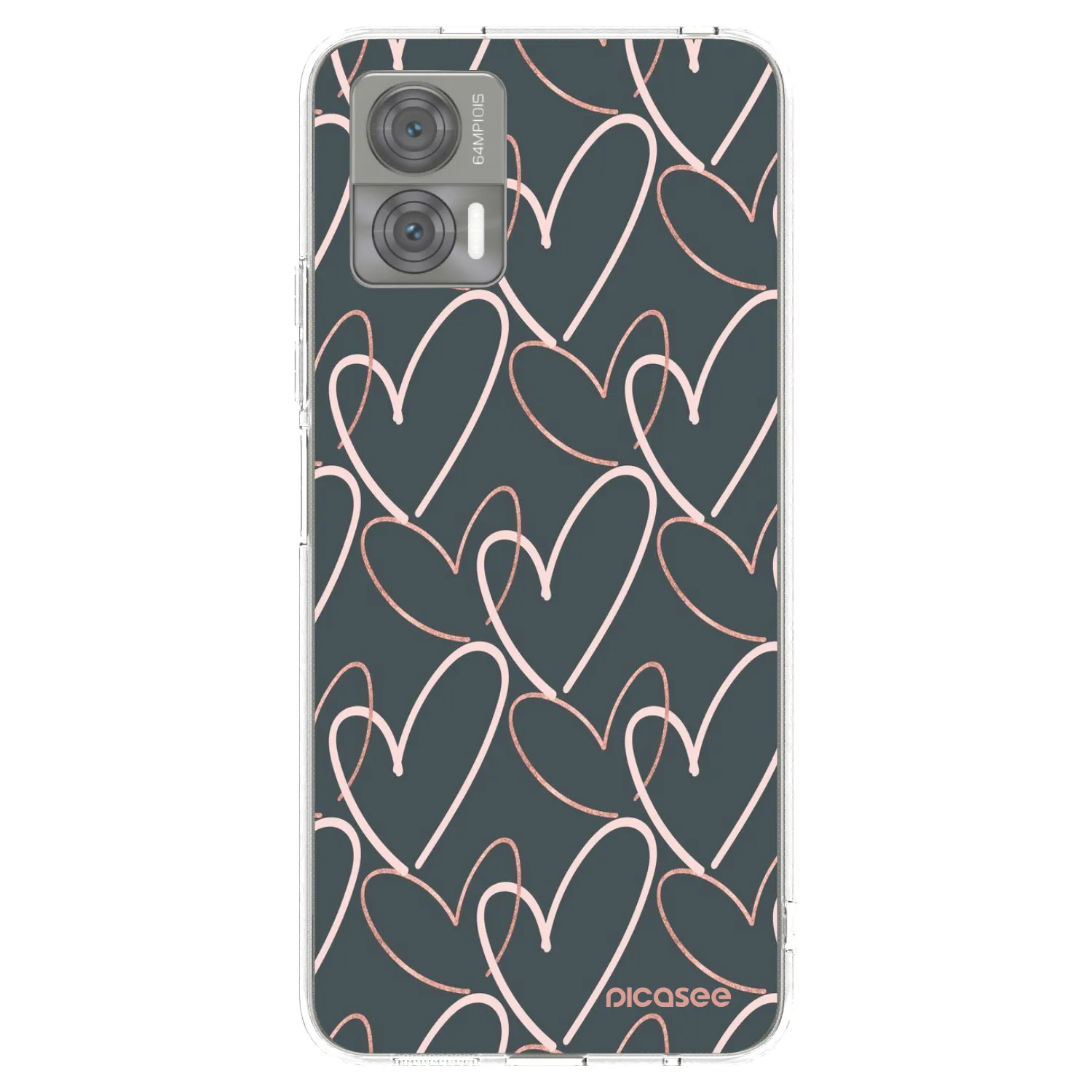 Picasee Motorola Edge 30 Neo Hülle - Transparentes Silikon - Viel Liebe