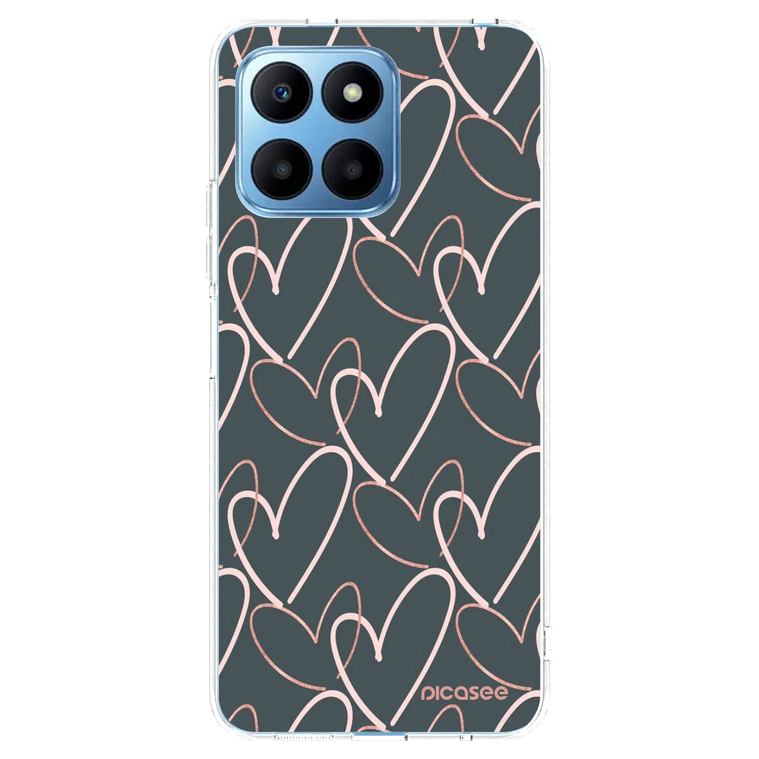 Picasee Honor 70 Lite Hülle - Transparentes Silikon - Viel Liebe