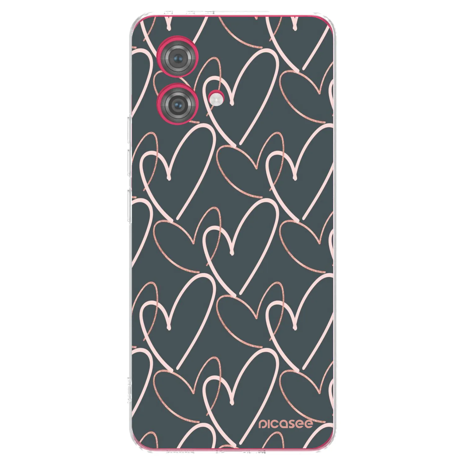 Picasee Motorola Moto G84 5G Hülle - Transparentes Silikon - Viel Liebe