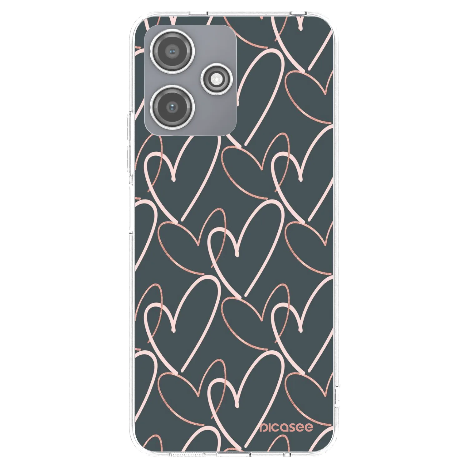 Picasee Xiaomi Redmi 12 5G Hülle - Transparentes Silikon - Viel Liebe