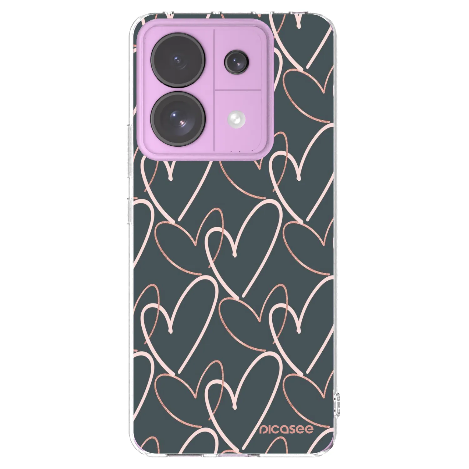 Picasee Xiaomi Redmi Note 13 Pro 5G Hülle - Transparentes Silikon - Viel Liebe