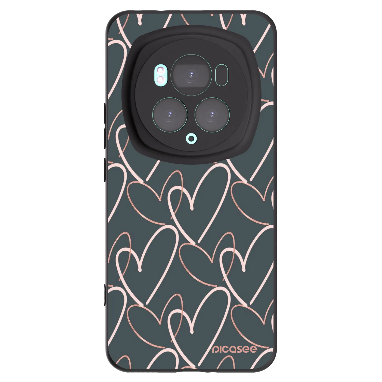 Picasee Honor Magic6 Pro Hülle - Schwarzes Silikon - Viel Liebe