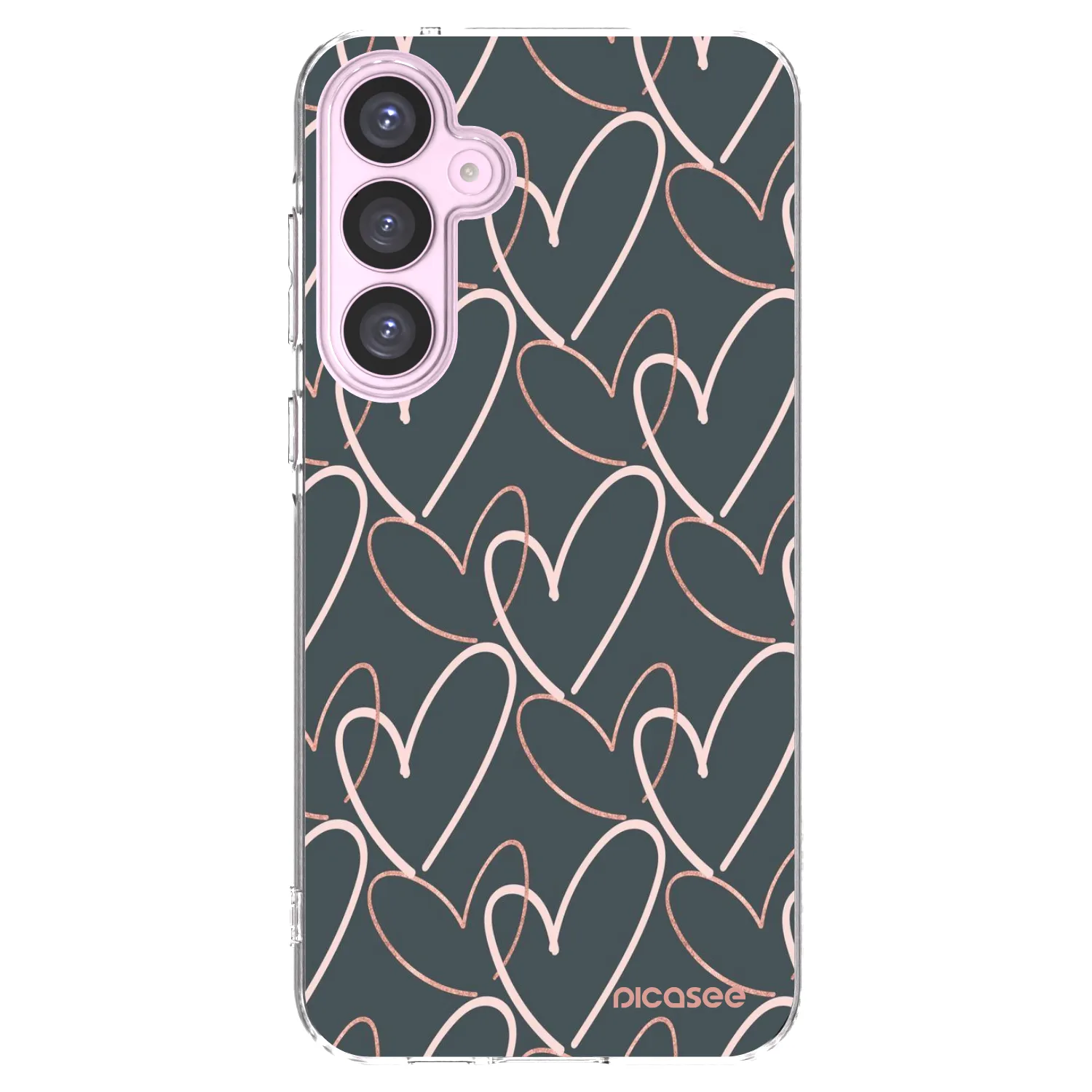 Picasee Samsung Galaxy A55 5G A556B Hülle - Transparentes Silikon - Viel Liebe