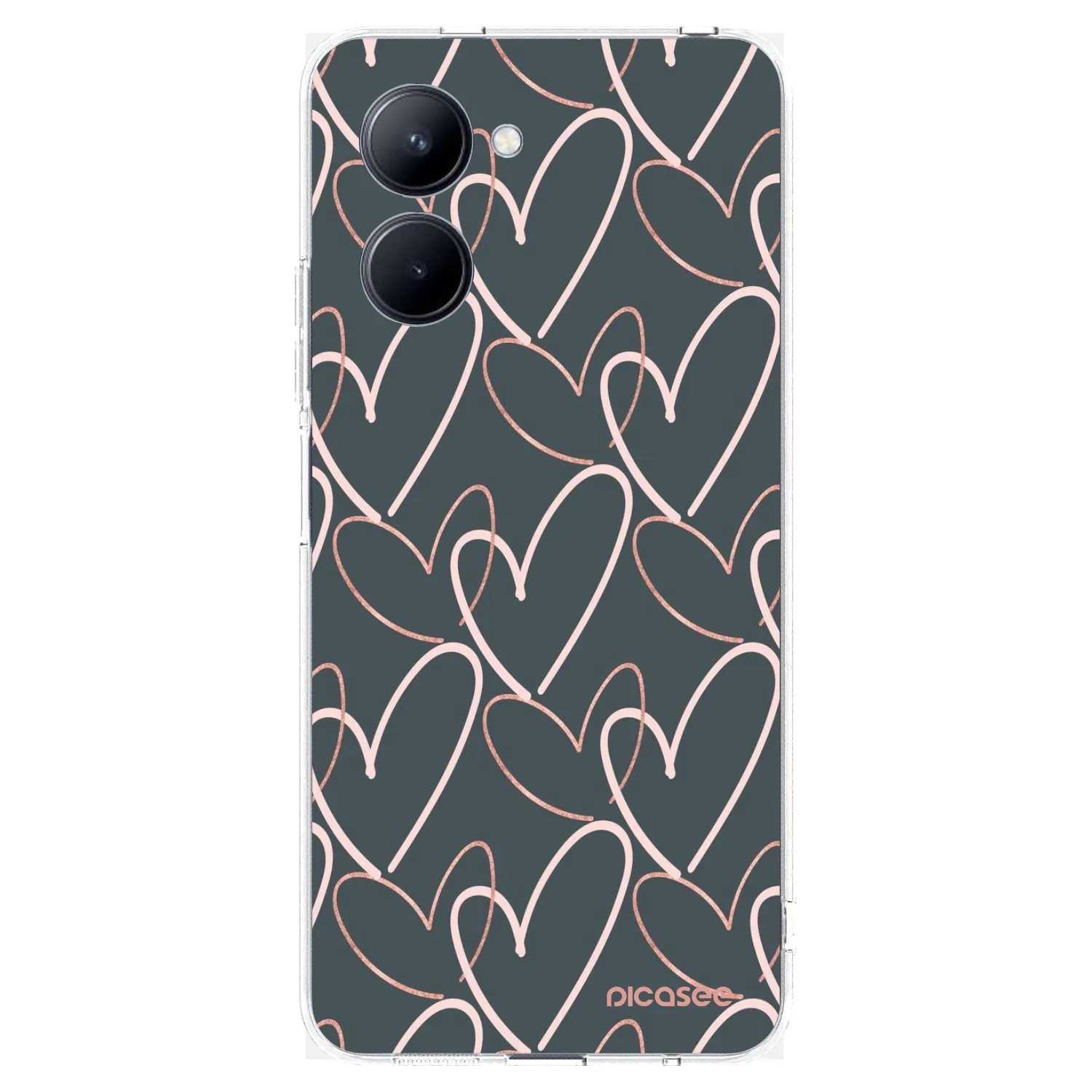 Picasee Realme C33 (2023) Hülle - Transparentes Silikon - Viel Liebe