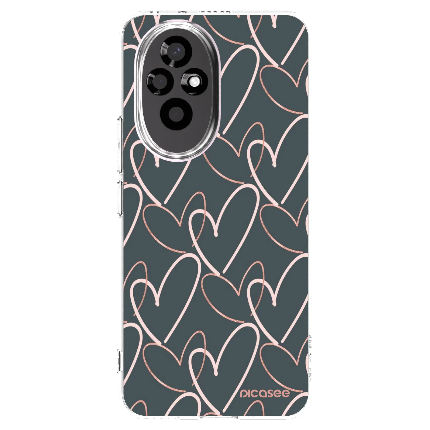 Picasee Honor 200 Pro 5G Hülle - Transparentes Silikon - Viel Liebe