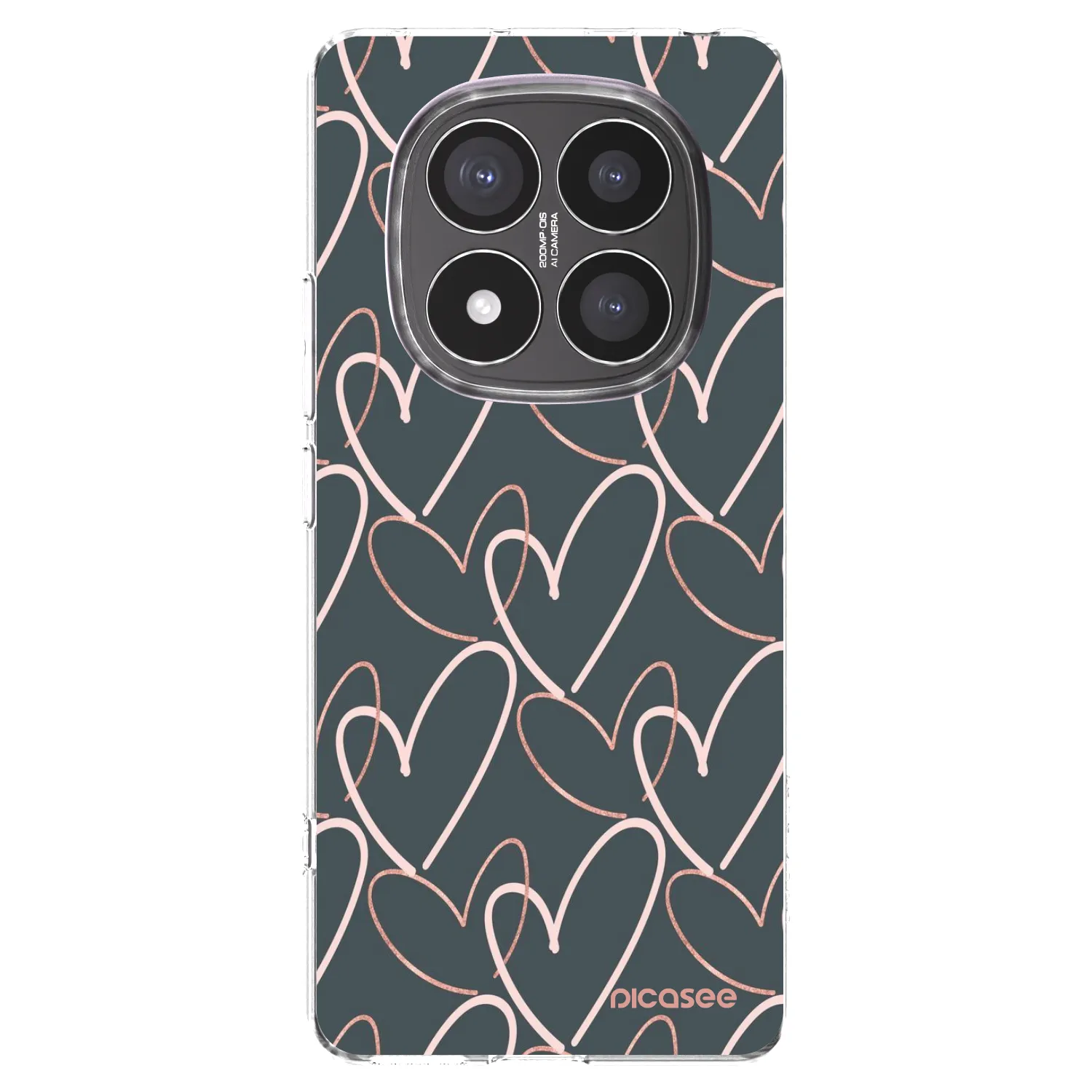 Picasee Xiaomi Redmi Note 14 Pro+ 5G Hülle - Transparentes Silikon - Viel Liebe