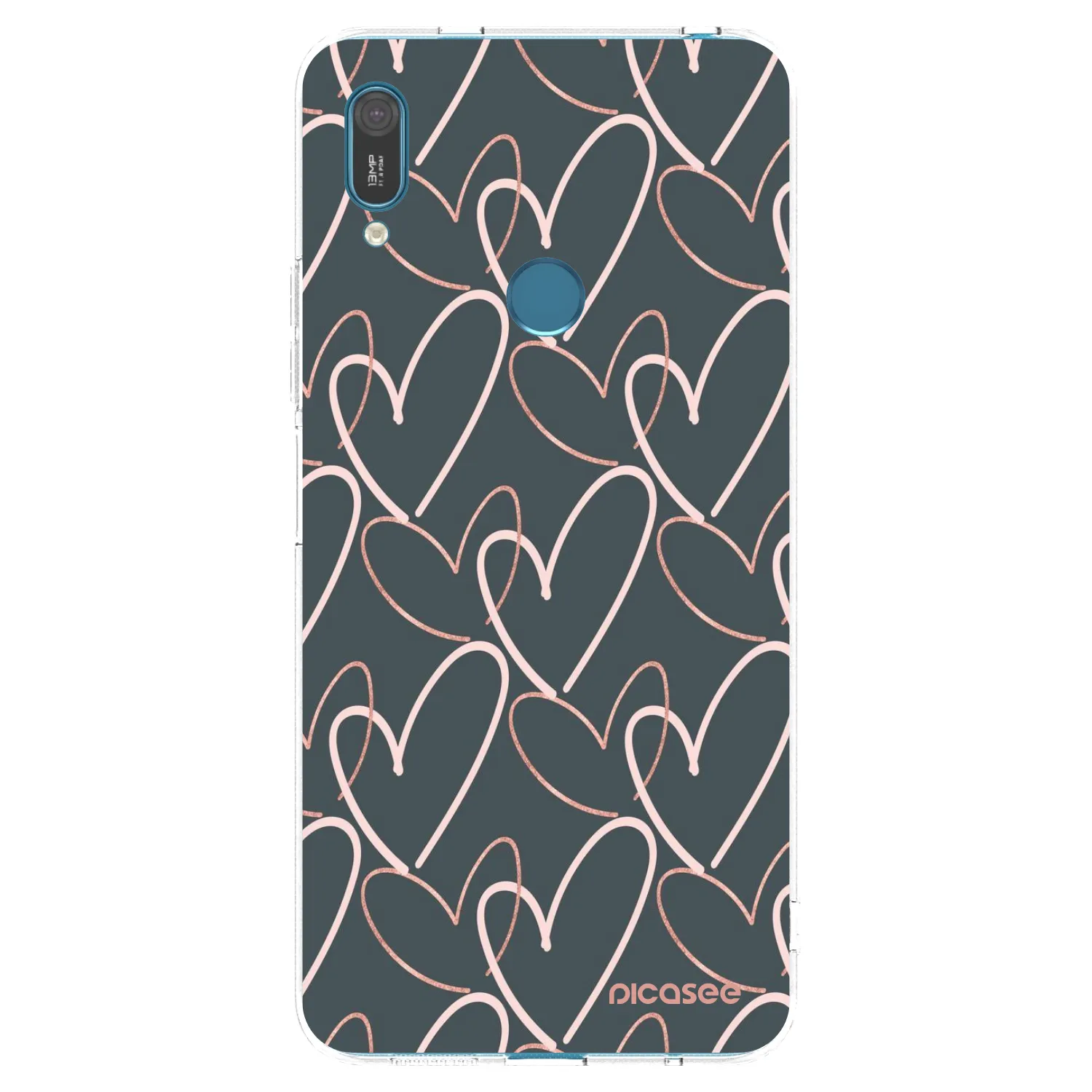 Picasee Huawei Y7 2019 Hülle - Transparentes Silikon - Viel Liebe