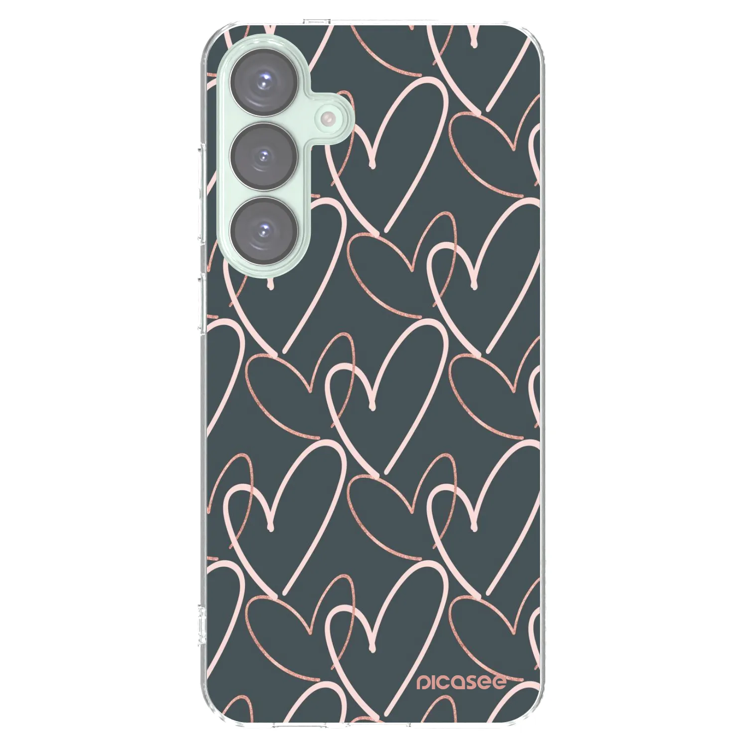 Picasee Samsung Galaxy S25+ 5G Hülle - Transparentes Silikon - Viel Liebe