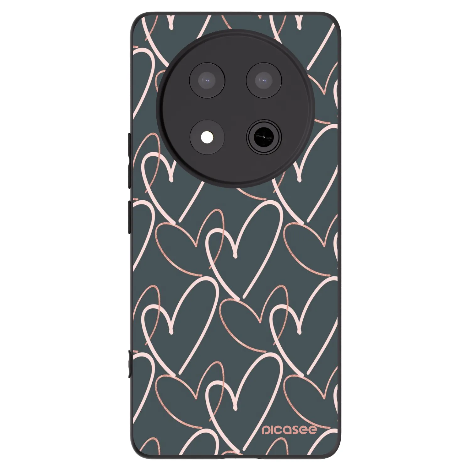 Picasee Honor Magic7 Lite 5G Hülle - Schwarzes Silikon - Viel Liebe