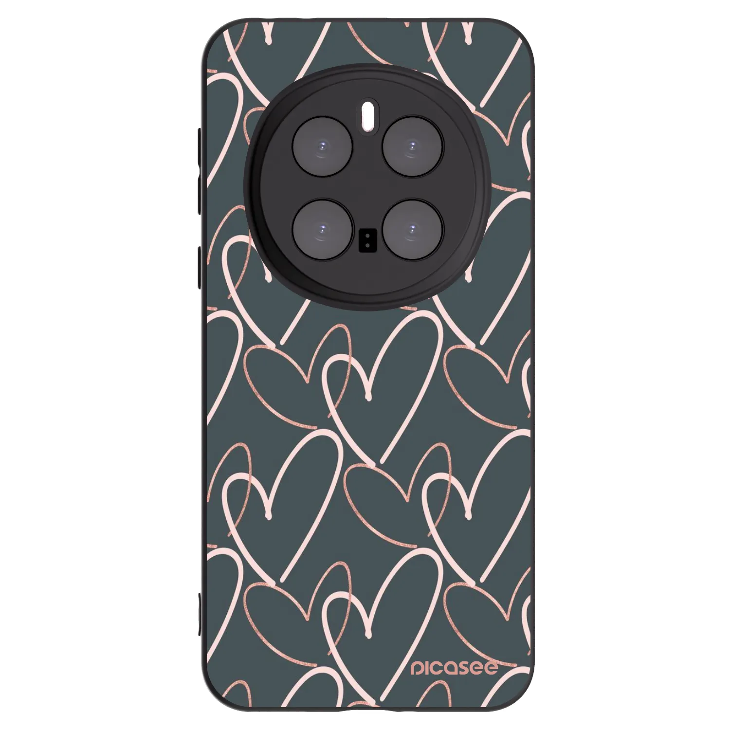 Picasee Honor Magic7 Pro 5G Hülle - Schwarzes Silikon - Viel Liebe