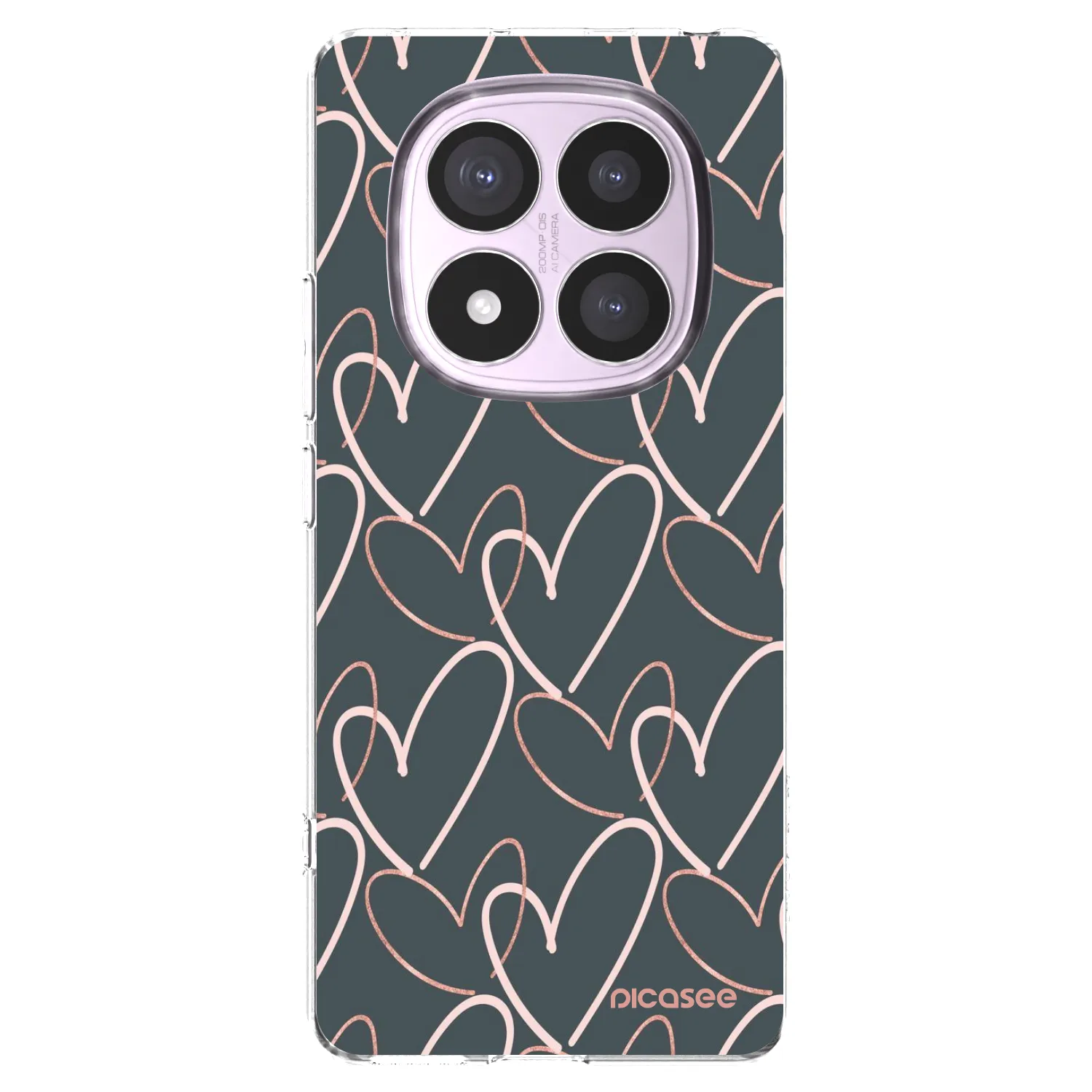 Picasee Xiaomi Redmi Note 14 Pro 4G Hülle - Transparentes Silikon - Viel Liebe