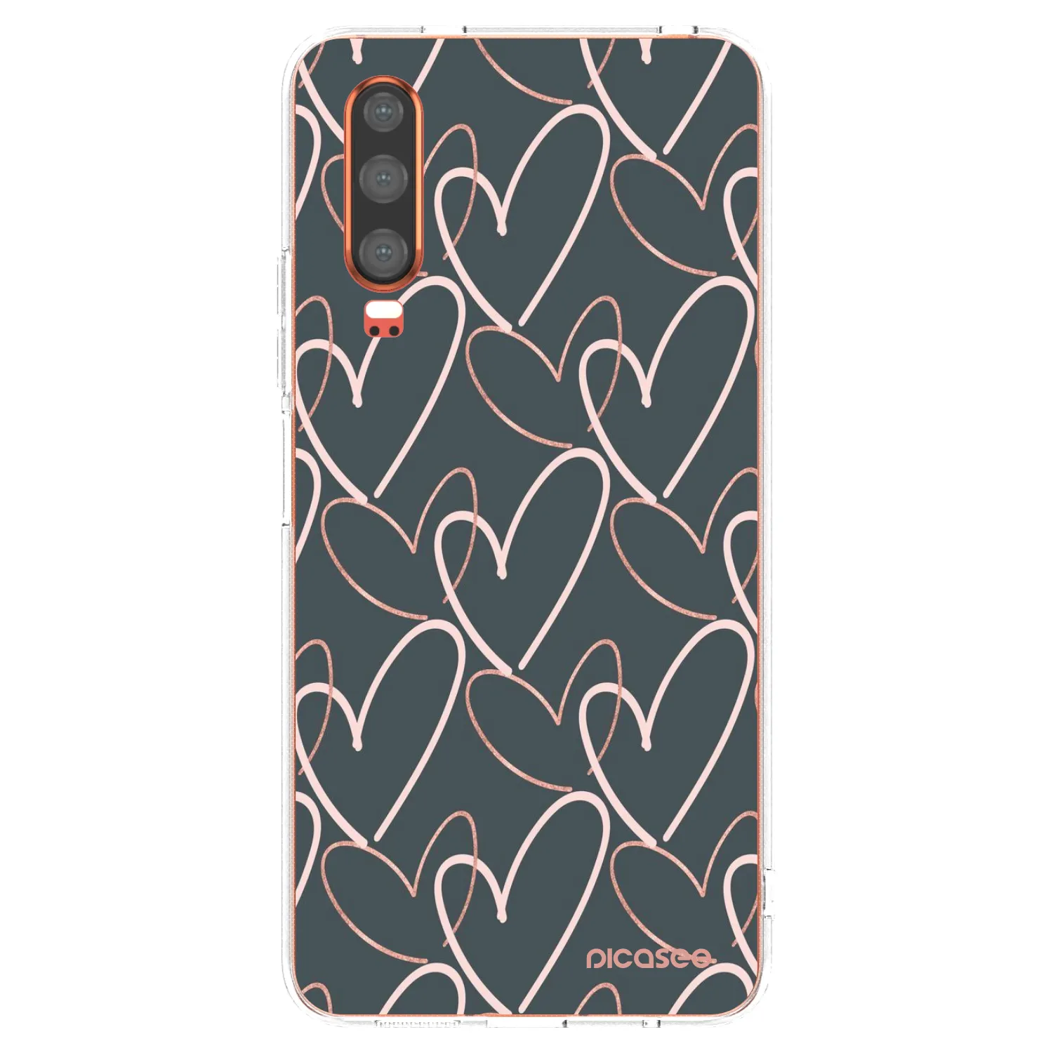 Picasee Huawei P30 Hülle - Transparentes Silikon - Viel Liebe