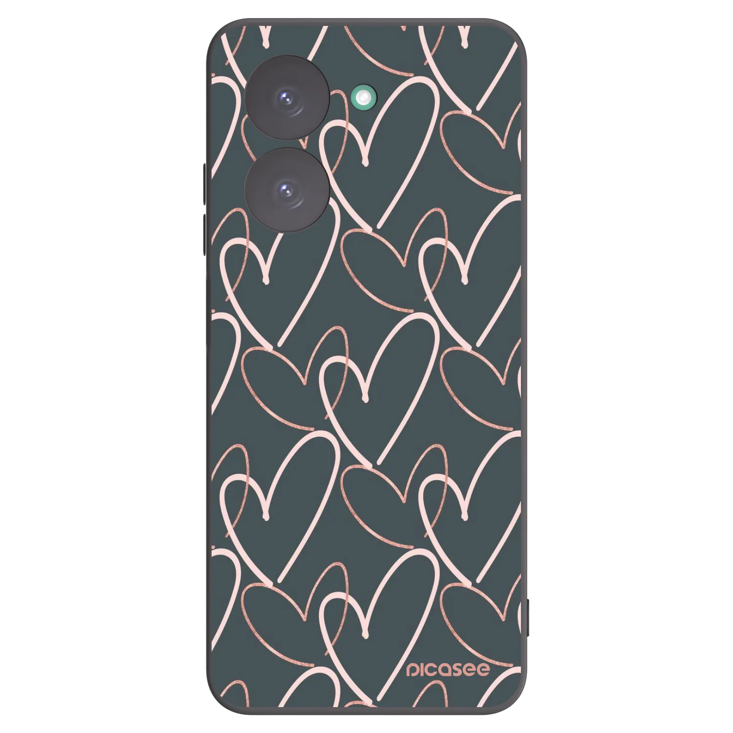 Picasee Xiaomi Redmi A5 Hülle - Schwarzes Silikon - Viel Liebe