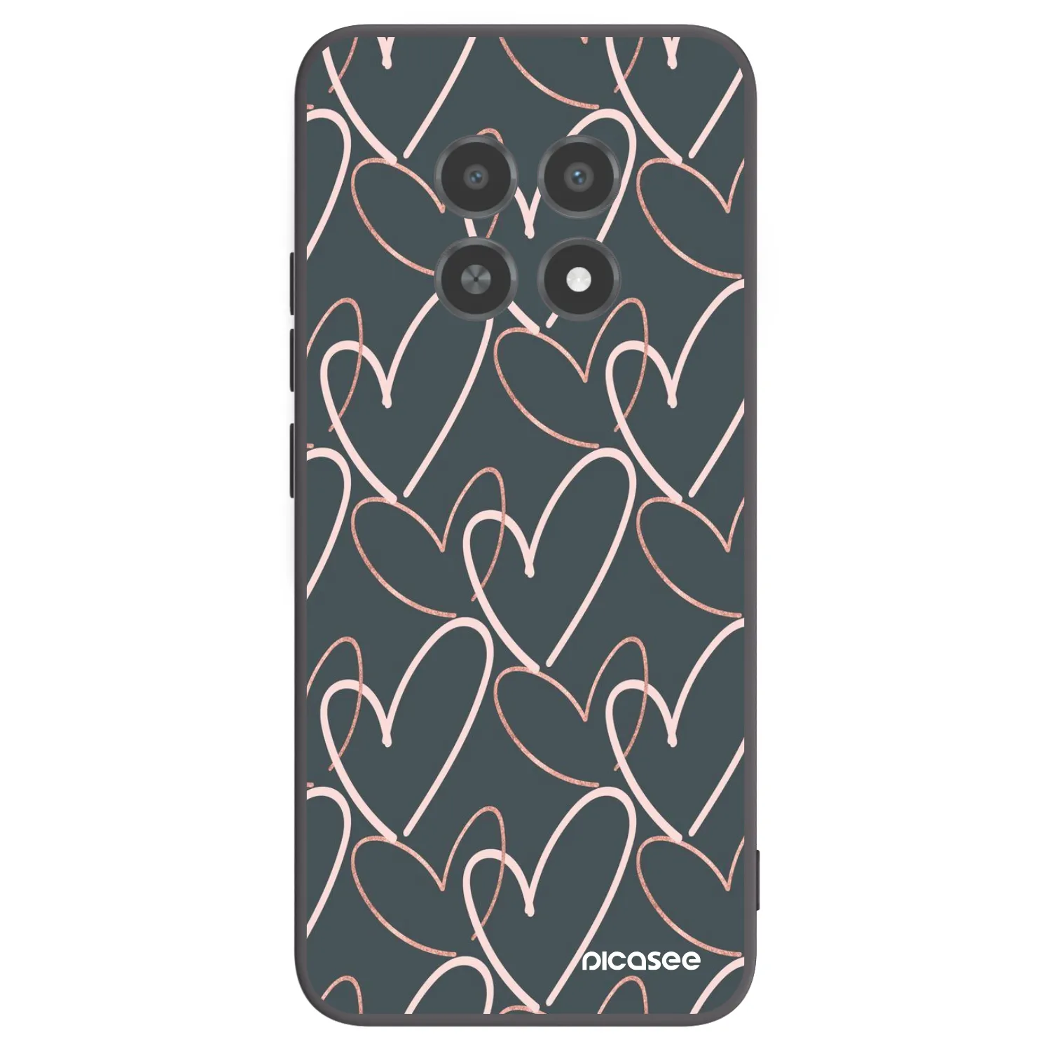 Picasee Realme 12X Hülle - Schwarzes Silikon - Viel Liebe