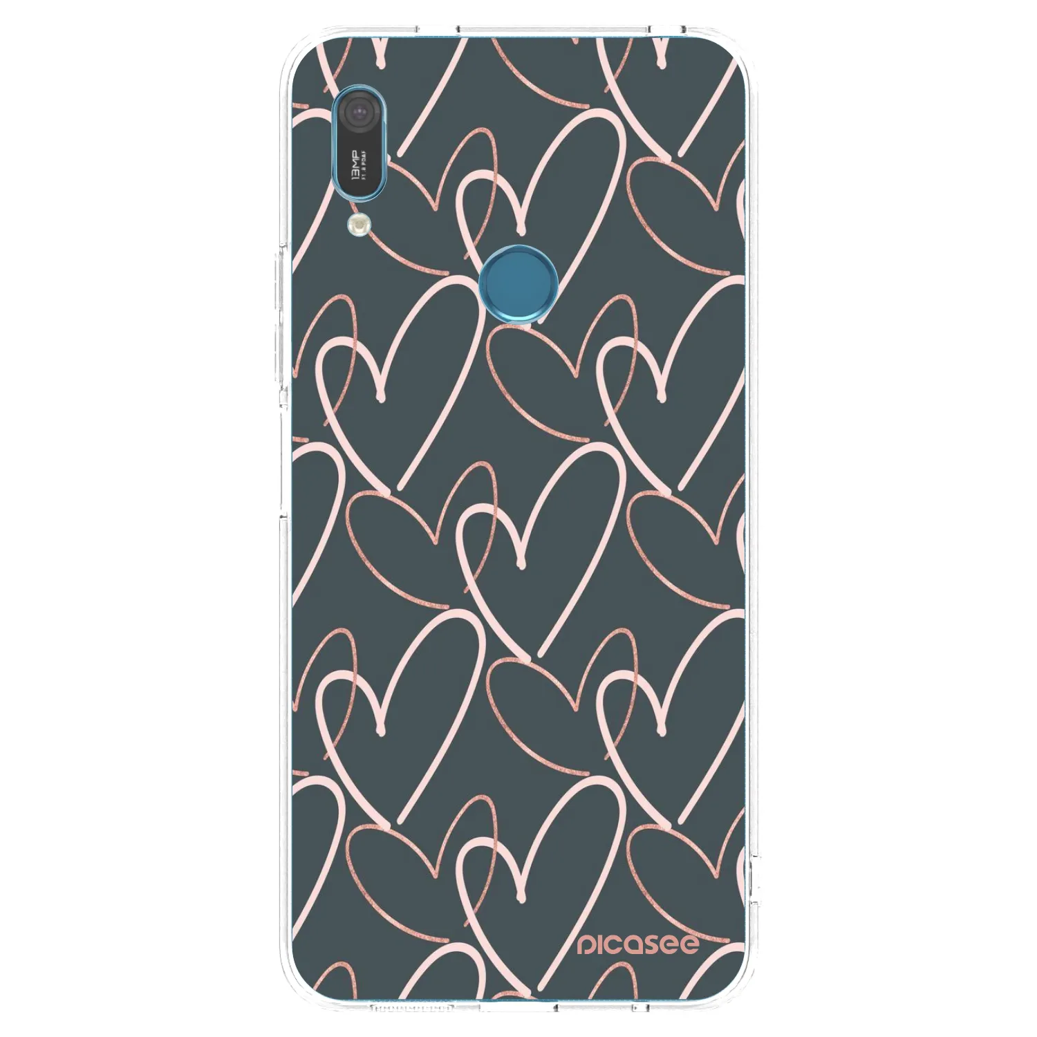 Picasee Huawei Y6 2019 Hülle - Transparentes Silikon - Viel Liebe