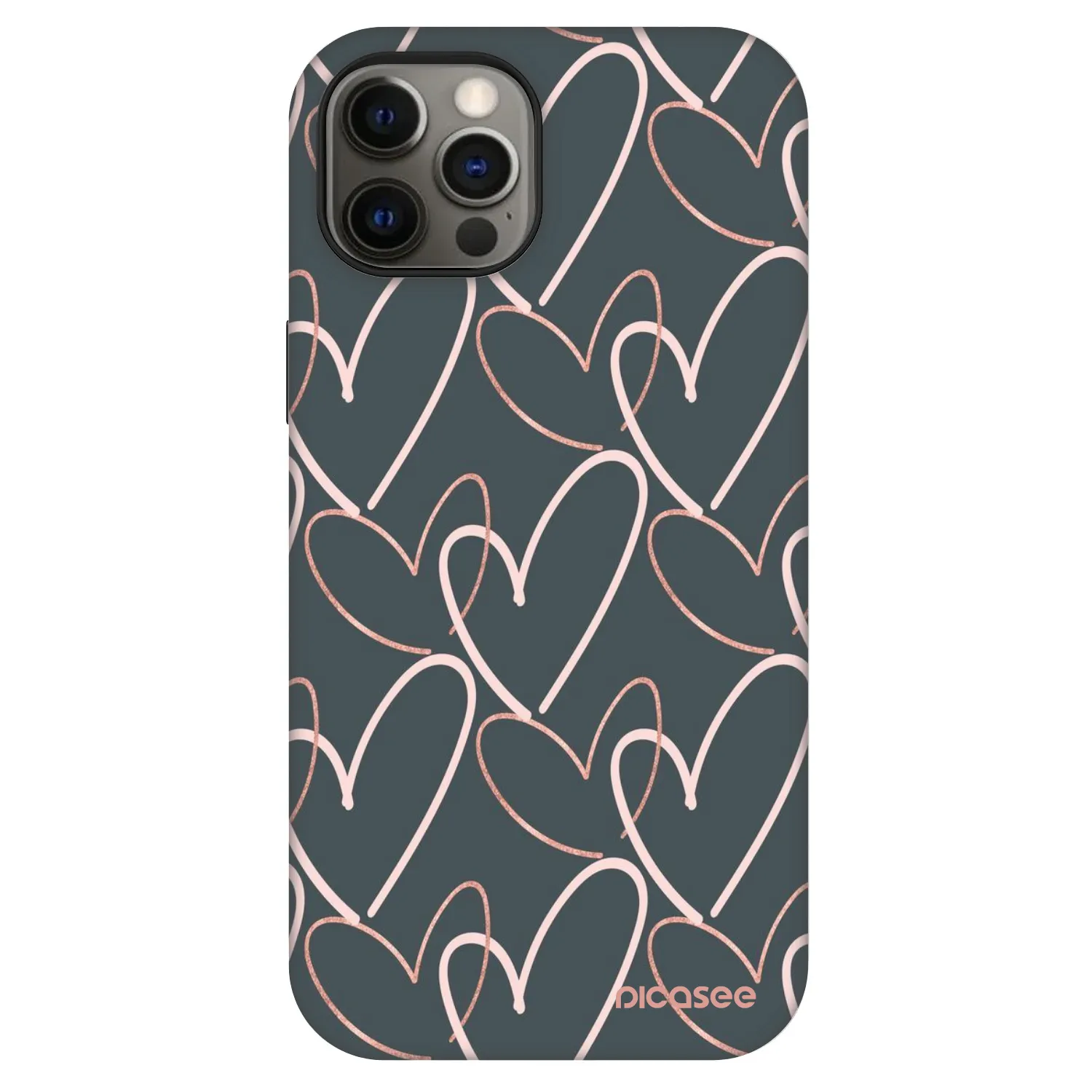 Picasee Fashion Case MagSafe für Apple iPhone 12 - Viel Liebe