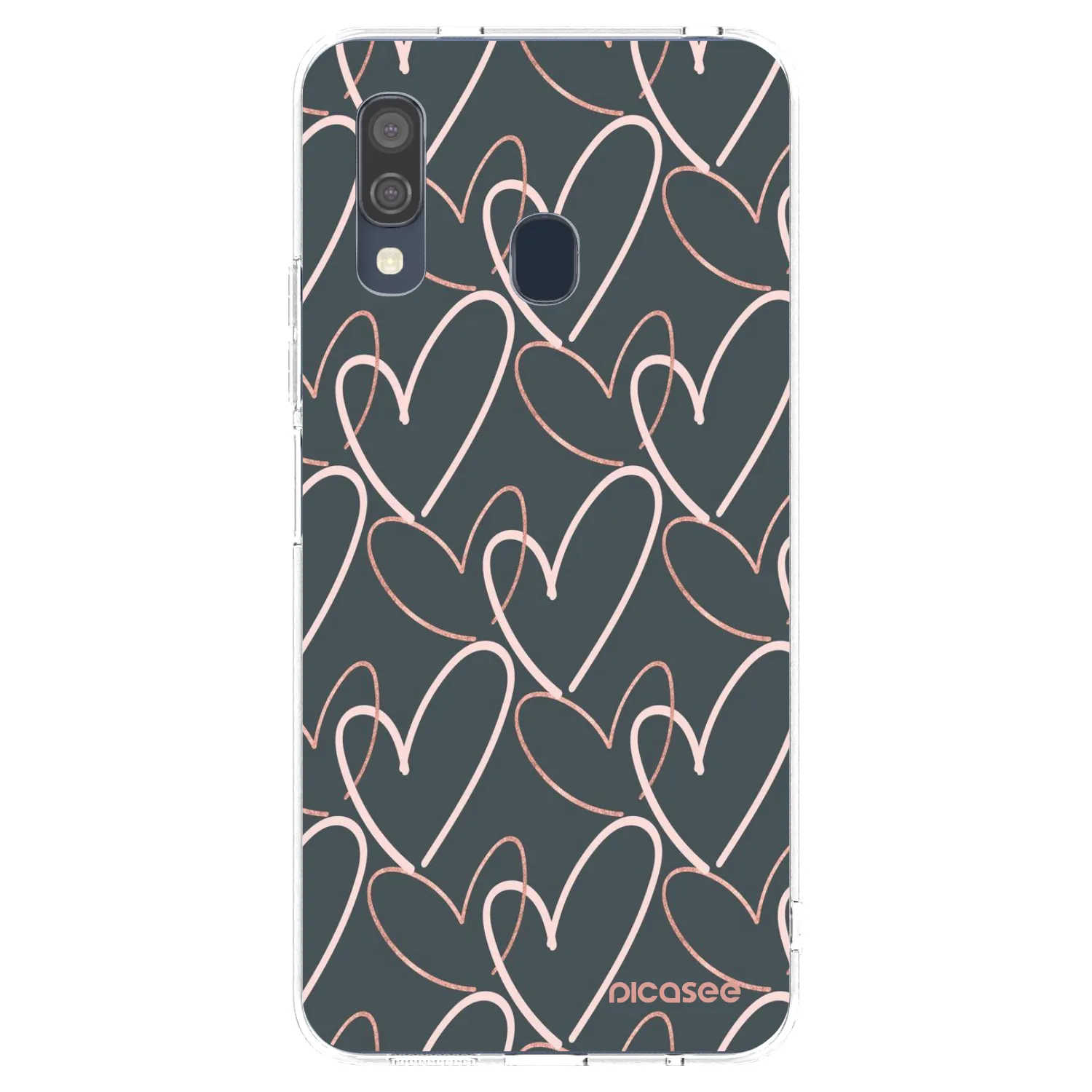 Picasee Samsung Galaxy A40 A405F Hülle - Transparentes Silikon - Viel Liebe