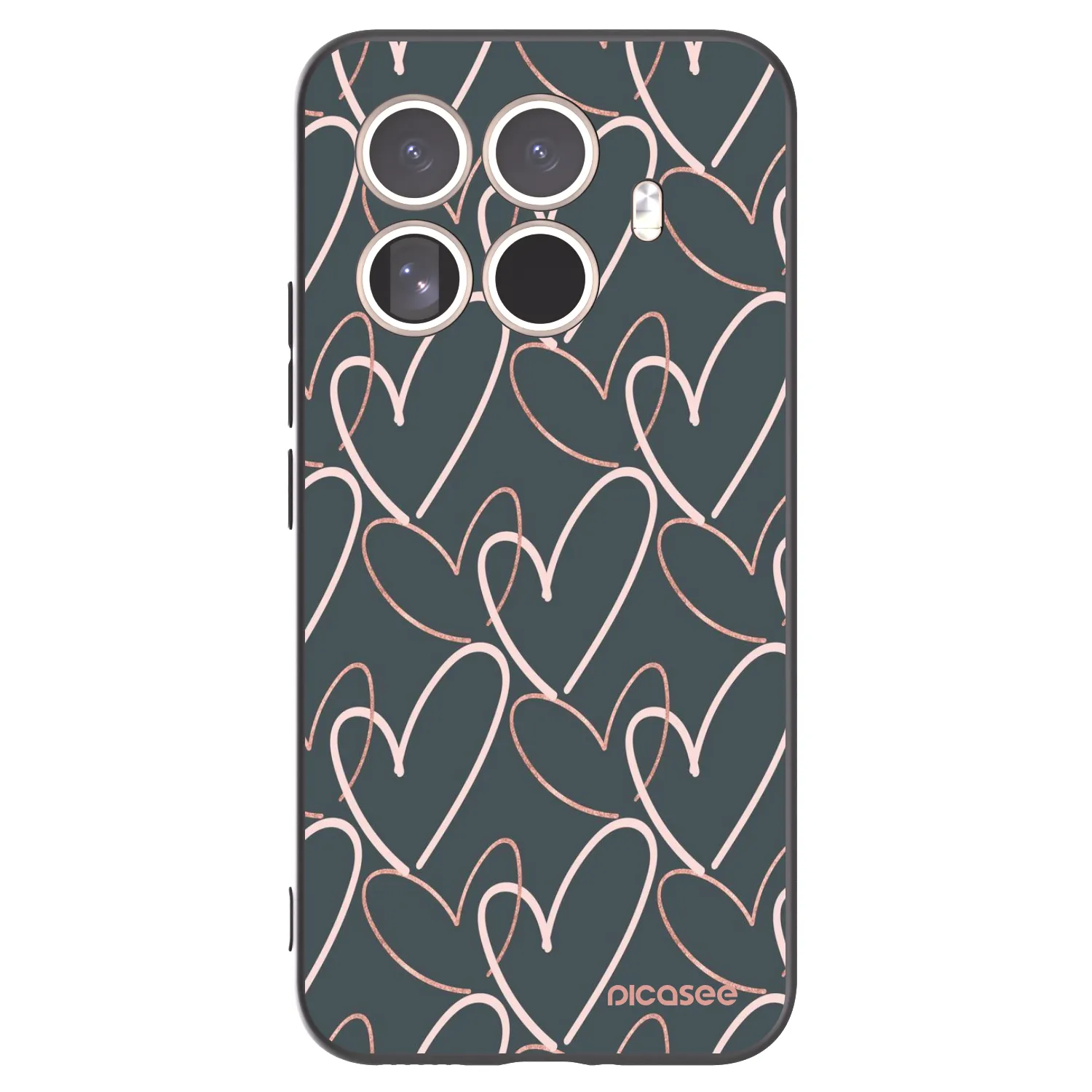 Picasee Xiaomi 15T Pro Hülle - Schwarzes Silikon - Viel Liebe