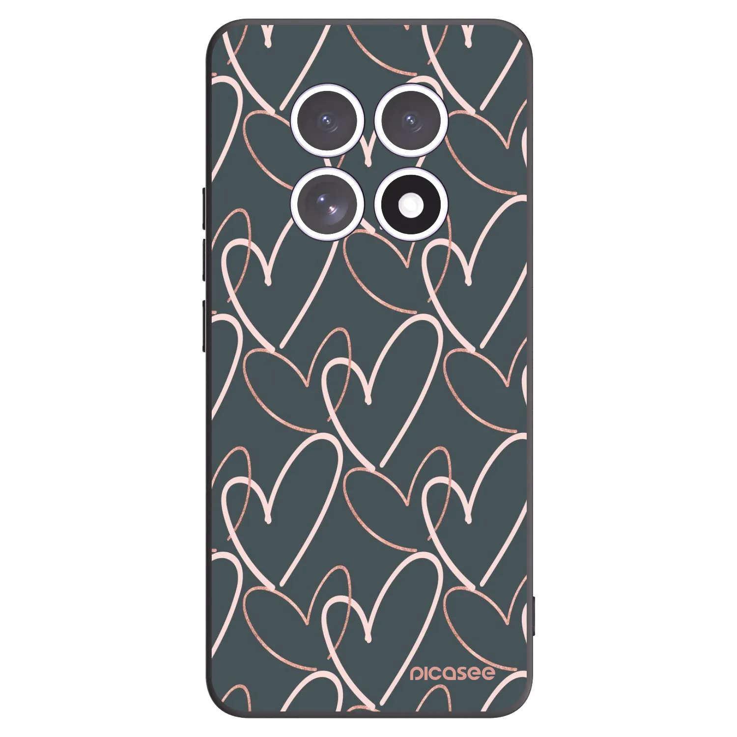 Picasee Xiaomi Redmi Note 15 Hülle - Schwarzes Silikon - Viel Liebe