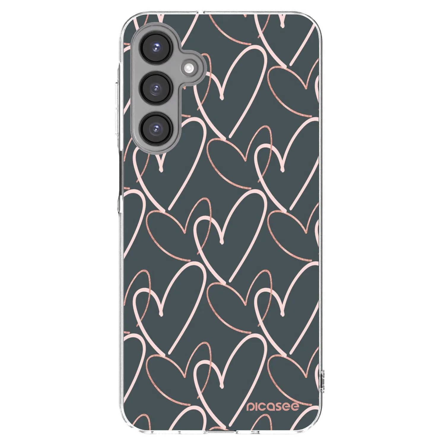 Picasee Samsung Galaxy A16 4G Hülle - Transparentes Silikon - Viel Liebe