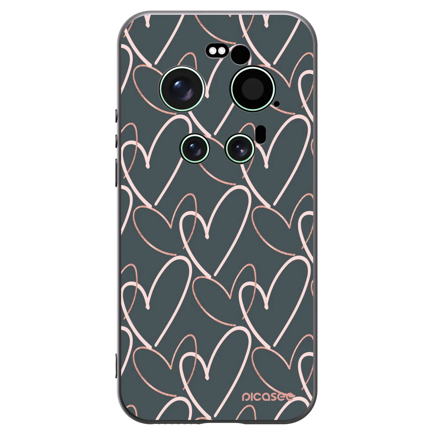 Picasee Xiaomi 17 Ultra Hülle - Schwarzes Silikon - Viel Liebe